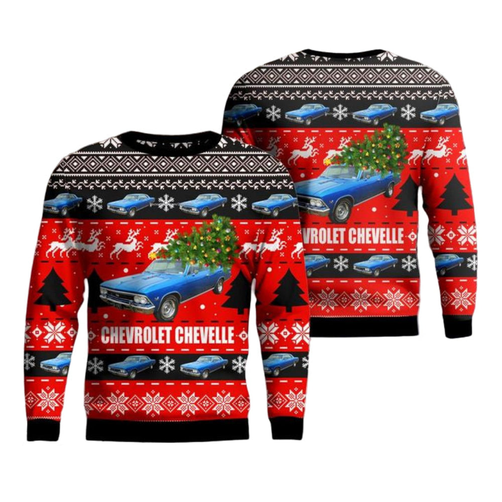 Chevrolet Chevelle Christmas Sweater 3D ? Usalast