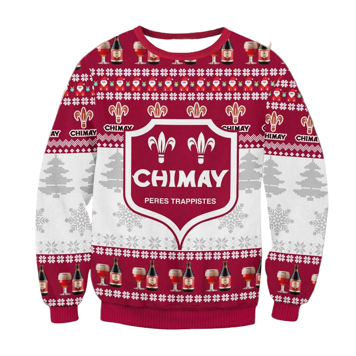 Chimay Peres Trappistes Beer Ugly Christmas Sweater 2022 ? Usalast