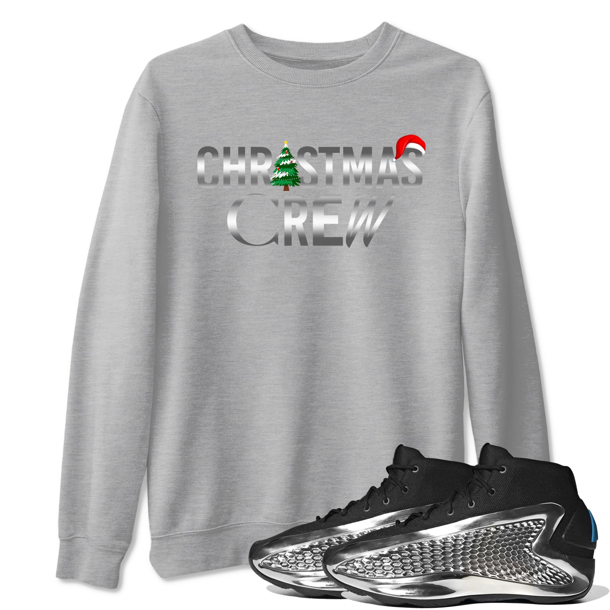 Christmas Crew Sneaker Tees - AE 1 Silver Metallic