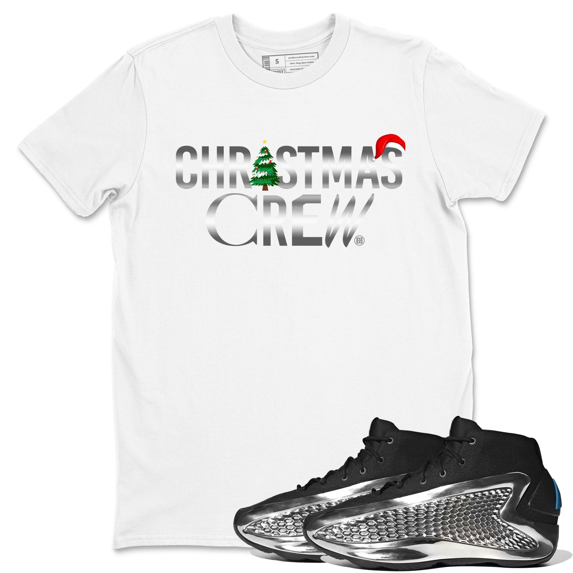 Christmas Crew Sneaker Tees - AE 1 Silver Metallic