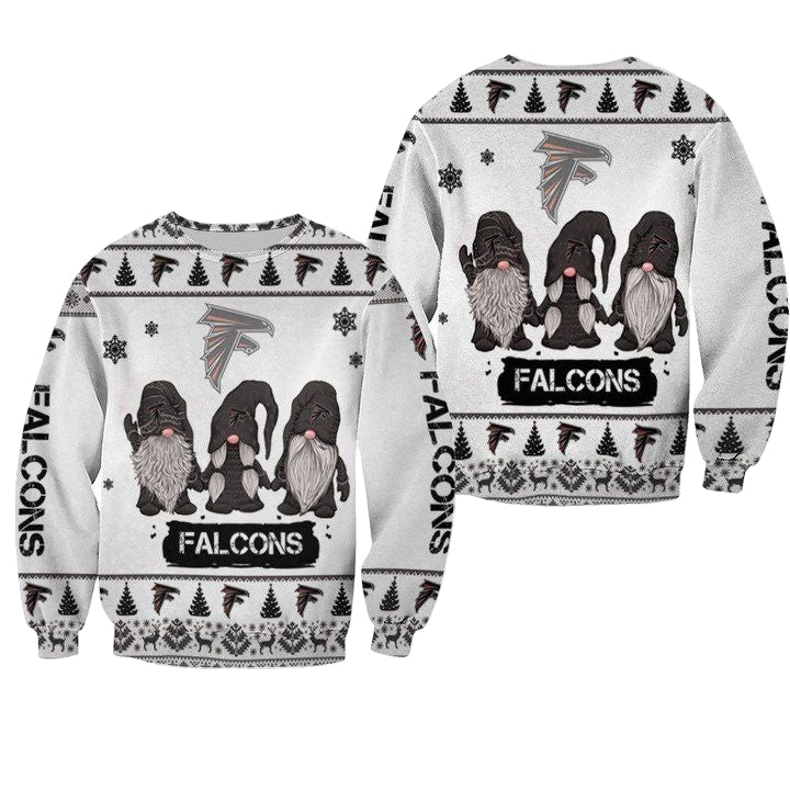 Christmas Gnomes Atlanta Falcons Ugly Sweater Christmas 3D Sweater ? Usalast