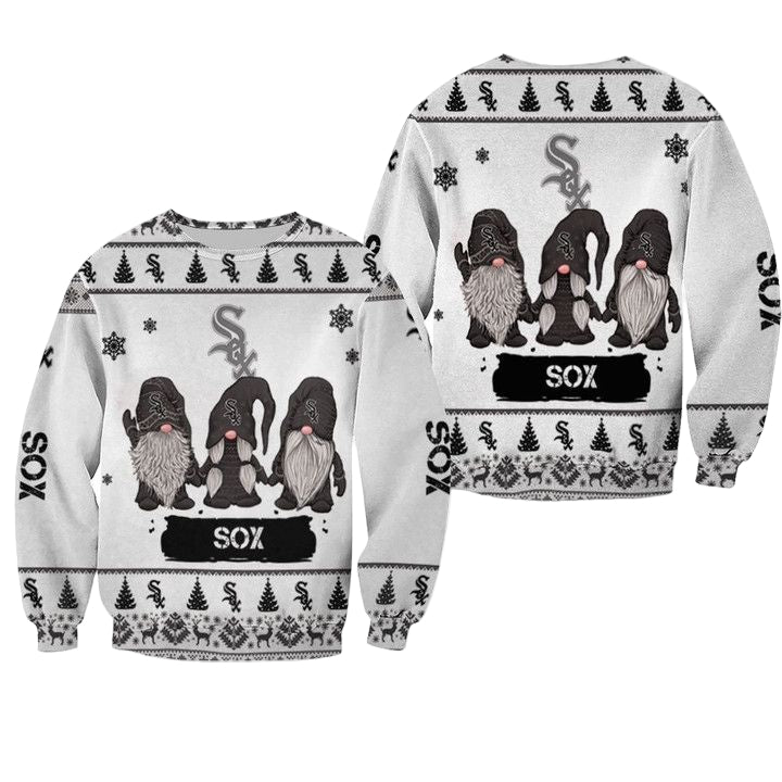 Christmas Gnomes Chicago White Sox Ugly Sweater Christmas 3D Sweater ? Usalast