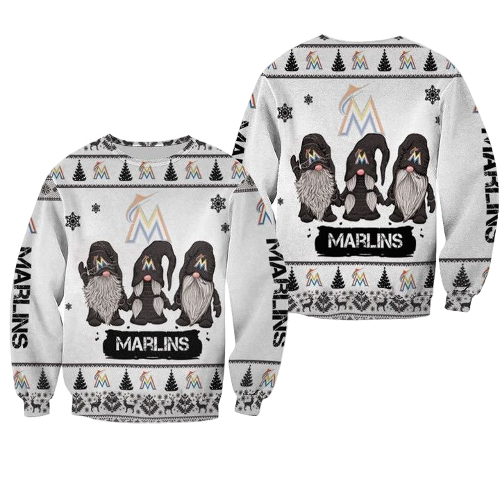 Christmas Gnomes Marlins Ugly Sweater Christmas 3D Sweater ? Usalast