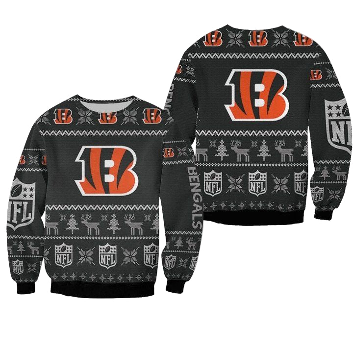 Cincinnati Bengals Nfl Ugly Sweater Christmas 3D Sweater ? Usalast