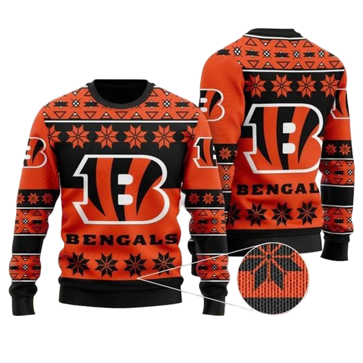 Cincinnati Bengals Wool Ugly Christmas Sweater ? Usalast