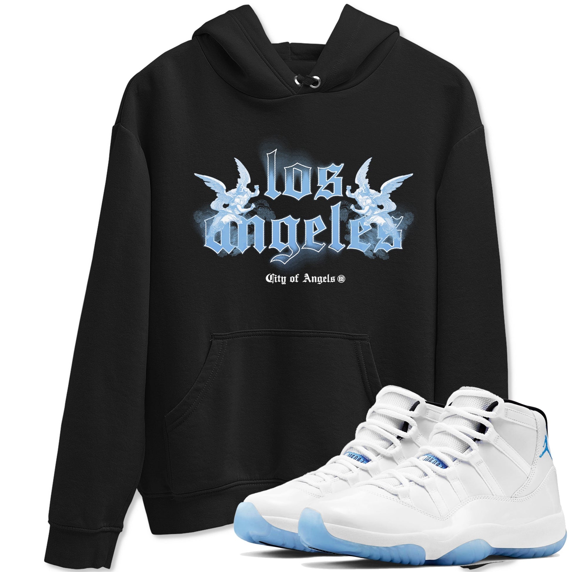 City Of Angeles Sneaker Tees - Air Jordan 11 Legend Blue