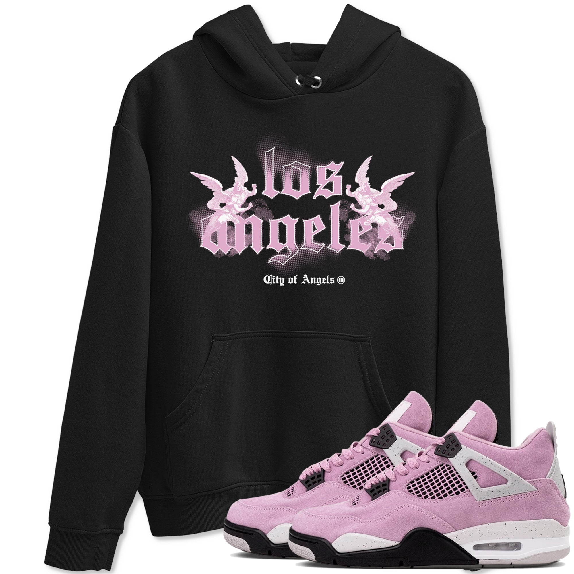 City Of Angeles Sneaker Tees - Air Jordan 4 Orchid