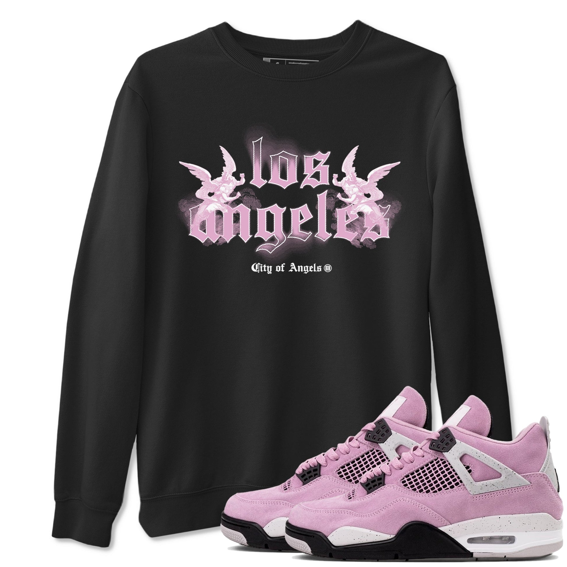 City Of Angeles Sneaker Tees - Air Jordan 4 Orchid