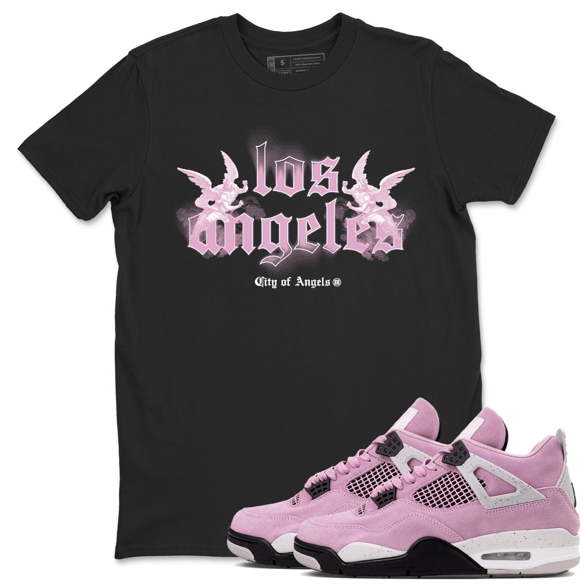 City Of Angeles Sneaker Tees - Air Jordan 4 Orchid