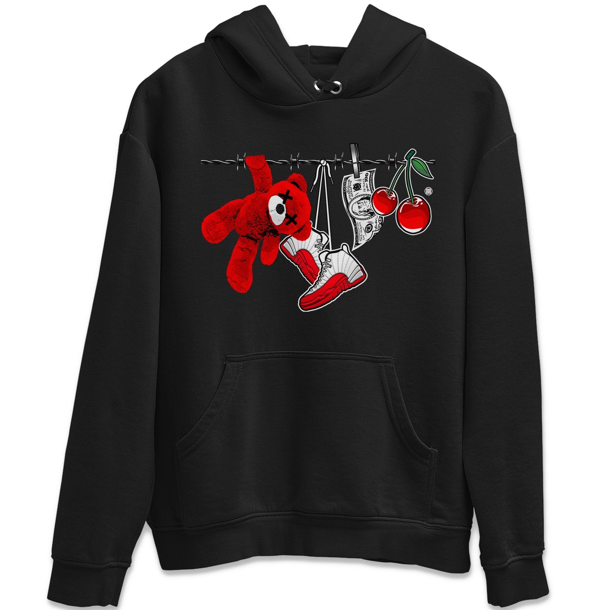 Clothesline Unisex Tops - Air Jordan 12 Cherry