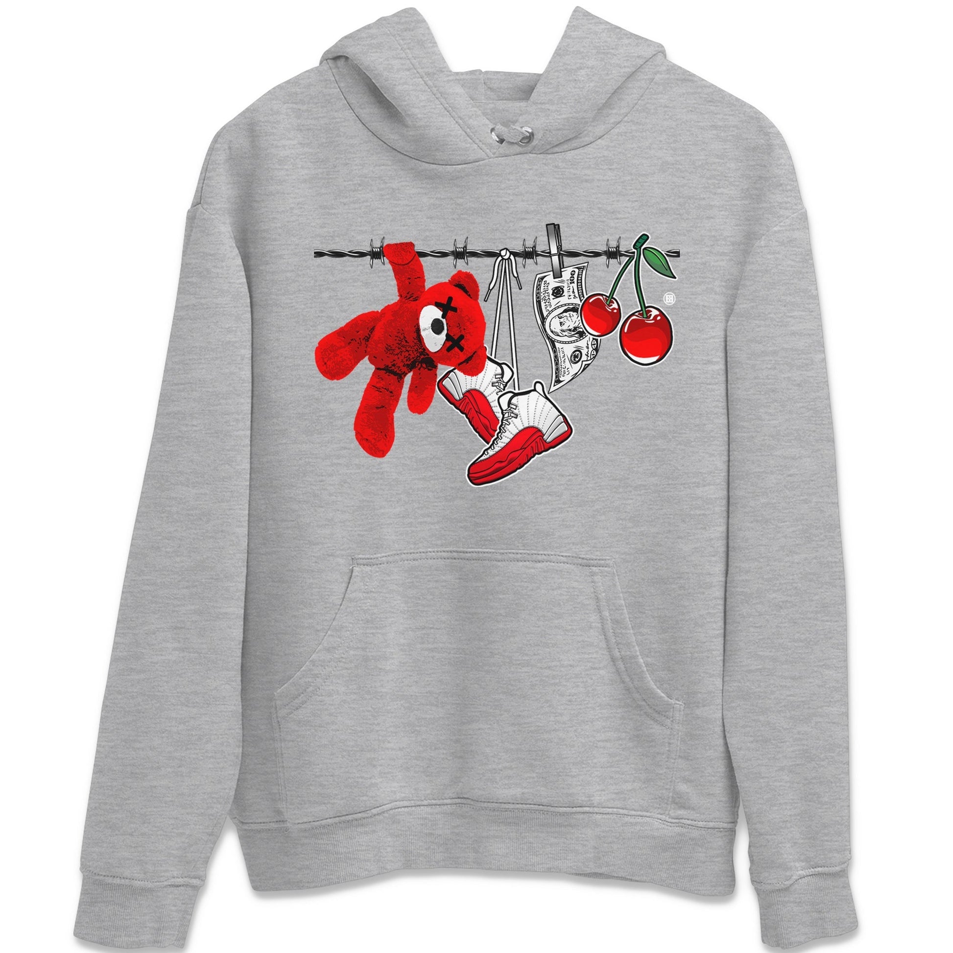 Clothesline Unisex Tops - Air Jordan 12 Cherry