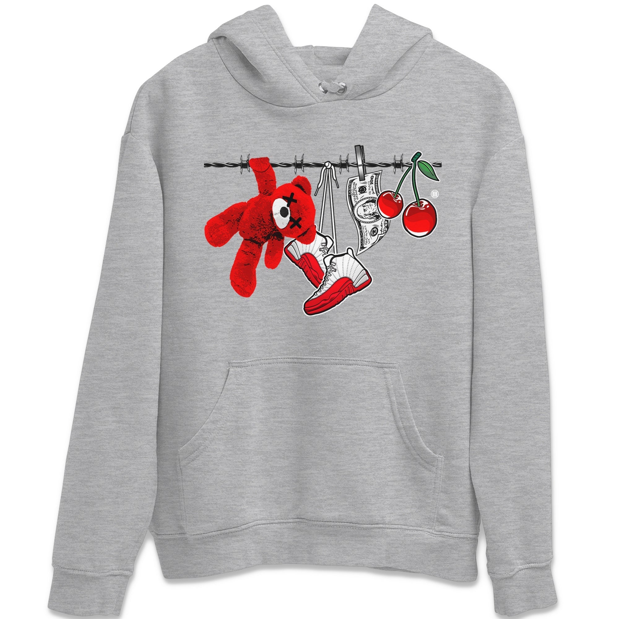 Clothesline Unisex Tops - Air Jordan 12 Cherry