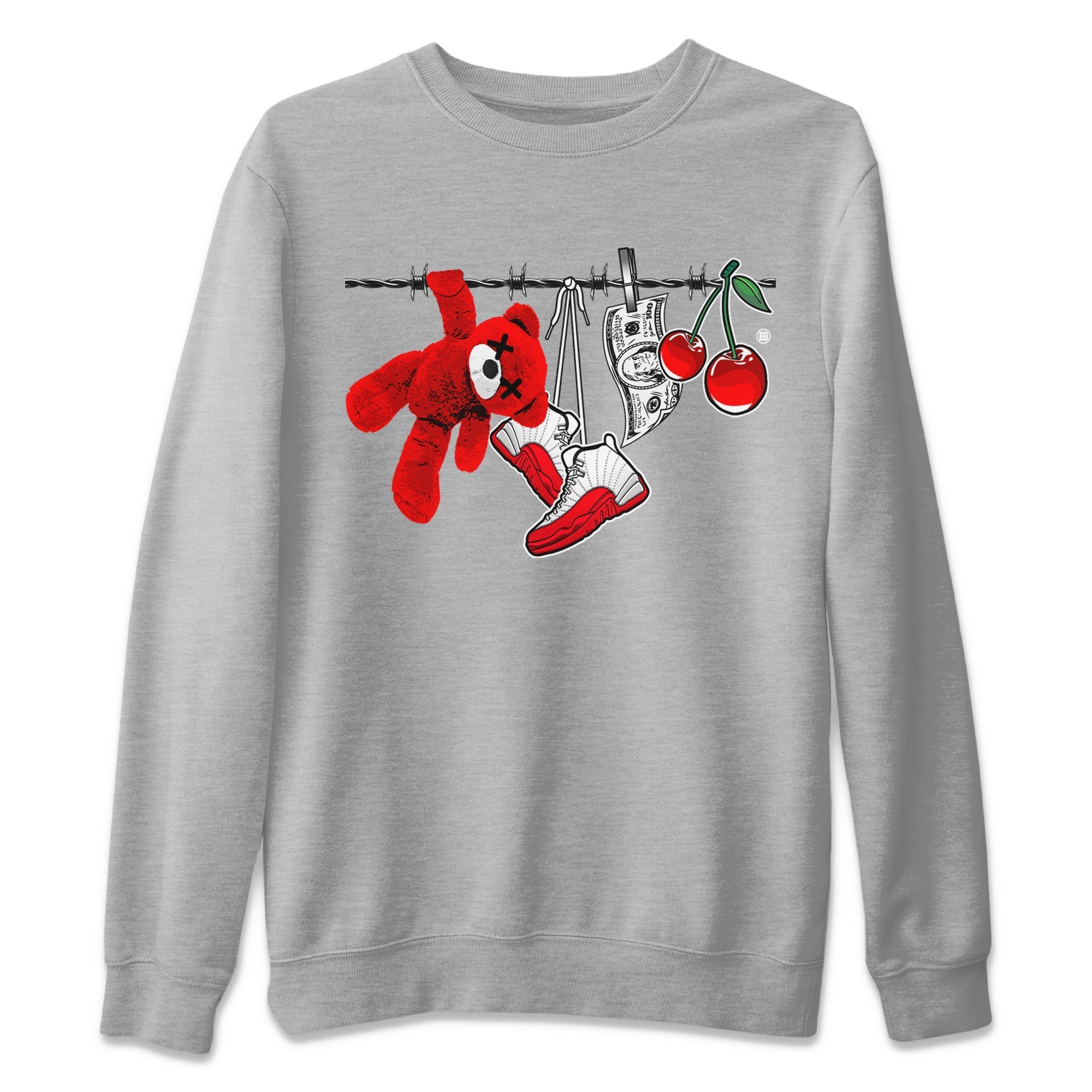 Clothesline Unisex Tops - Air Jordan 12 Cherry