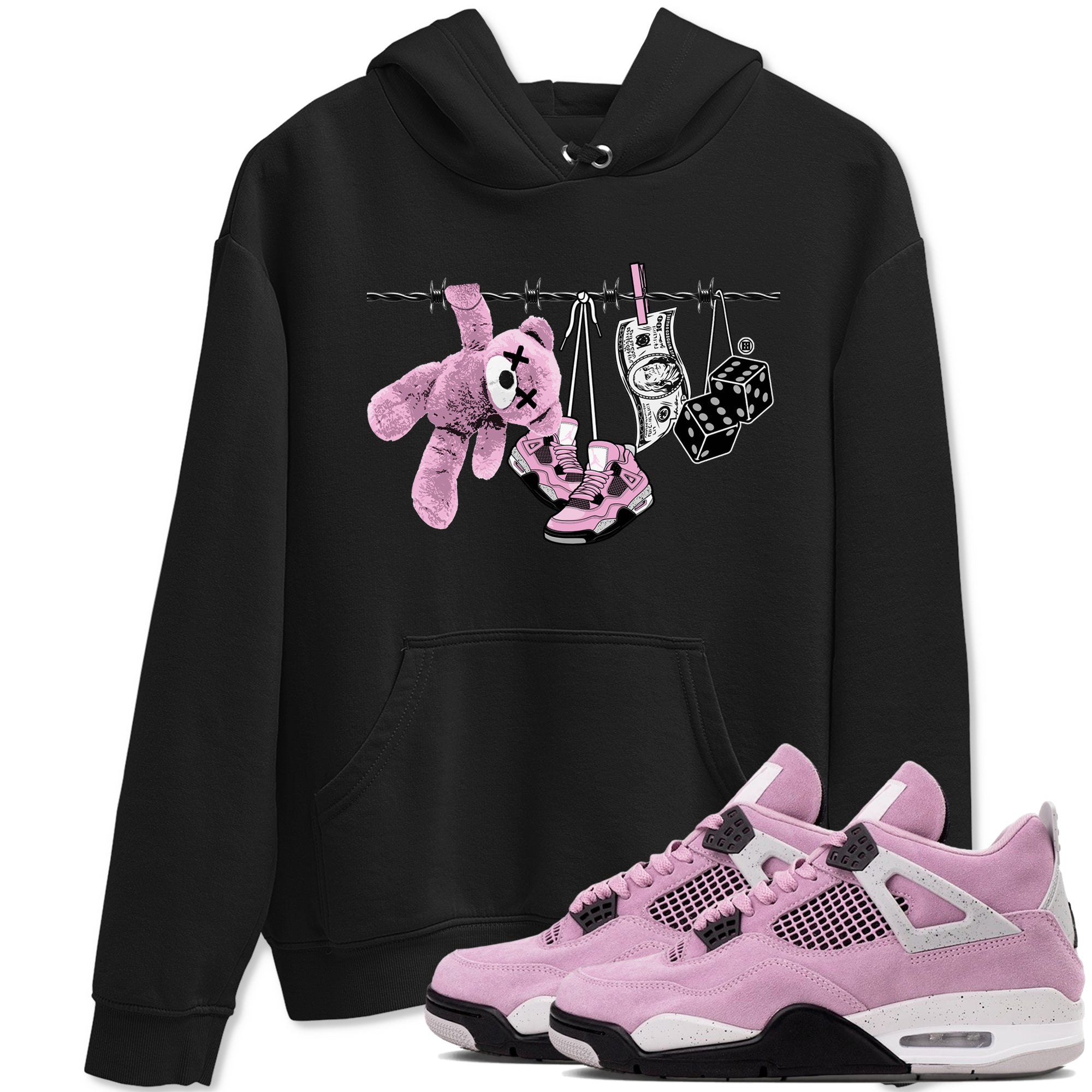 Clothesline Sneaker Tees - Air Jordan 4 Orchid