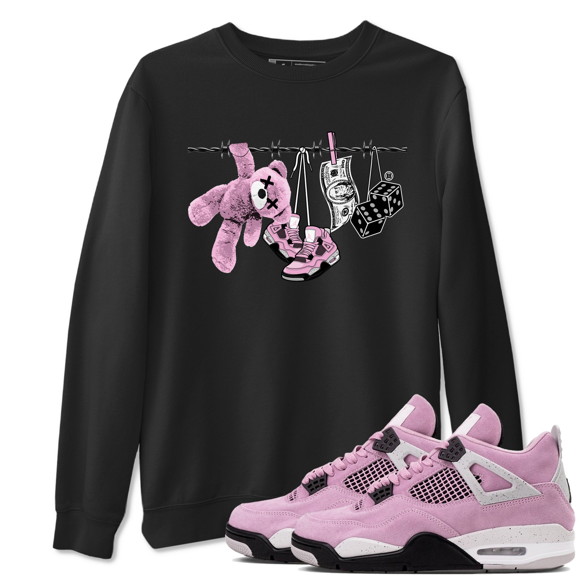 Clothesline Sneaker Tees - Air Jordan 4 Orchid