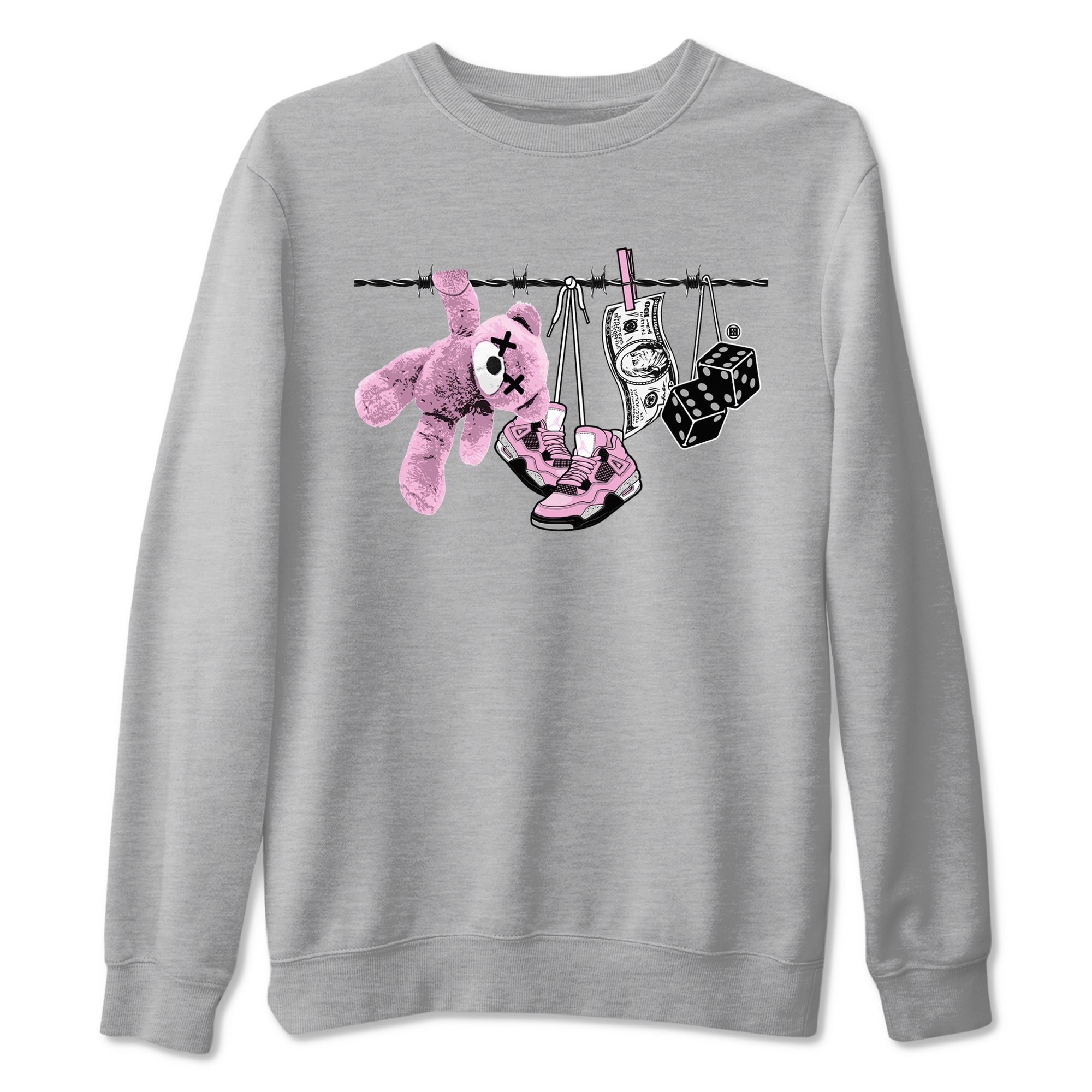 Clothesline Sneaker Tees - Air Jordan 4 Orchid