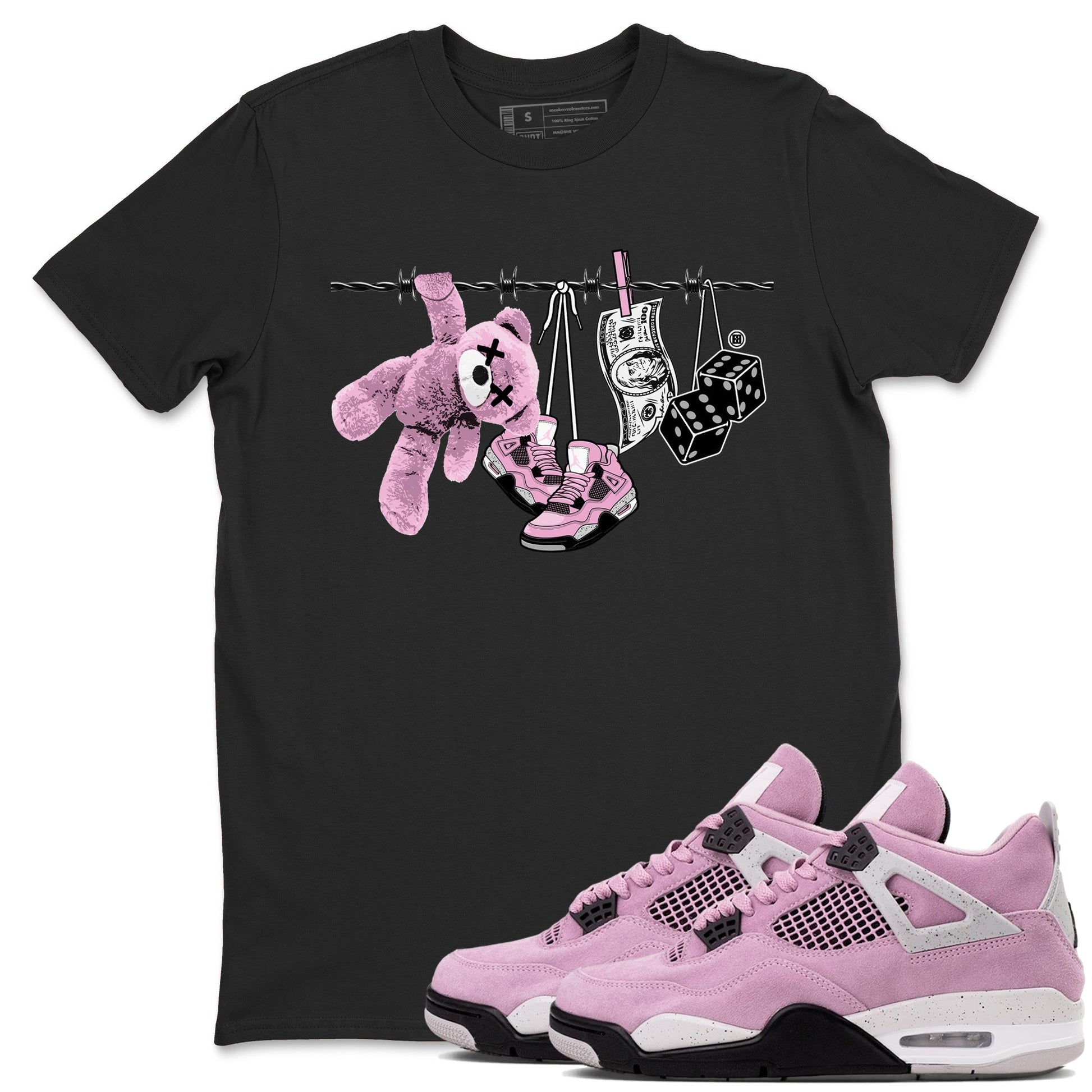 Clothesline Sneaker Tees - Air Jordan 4 Orchid