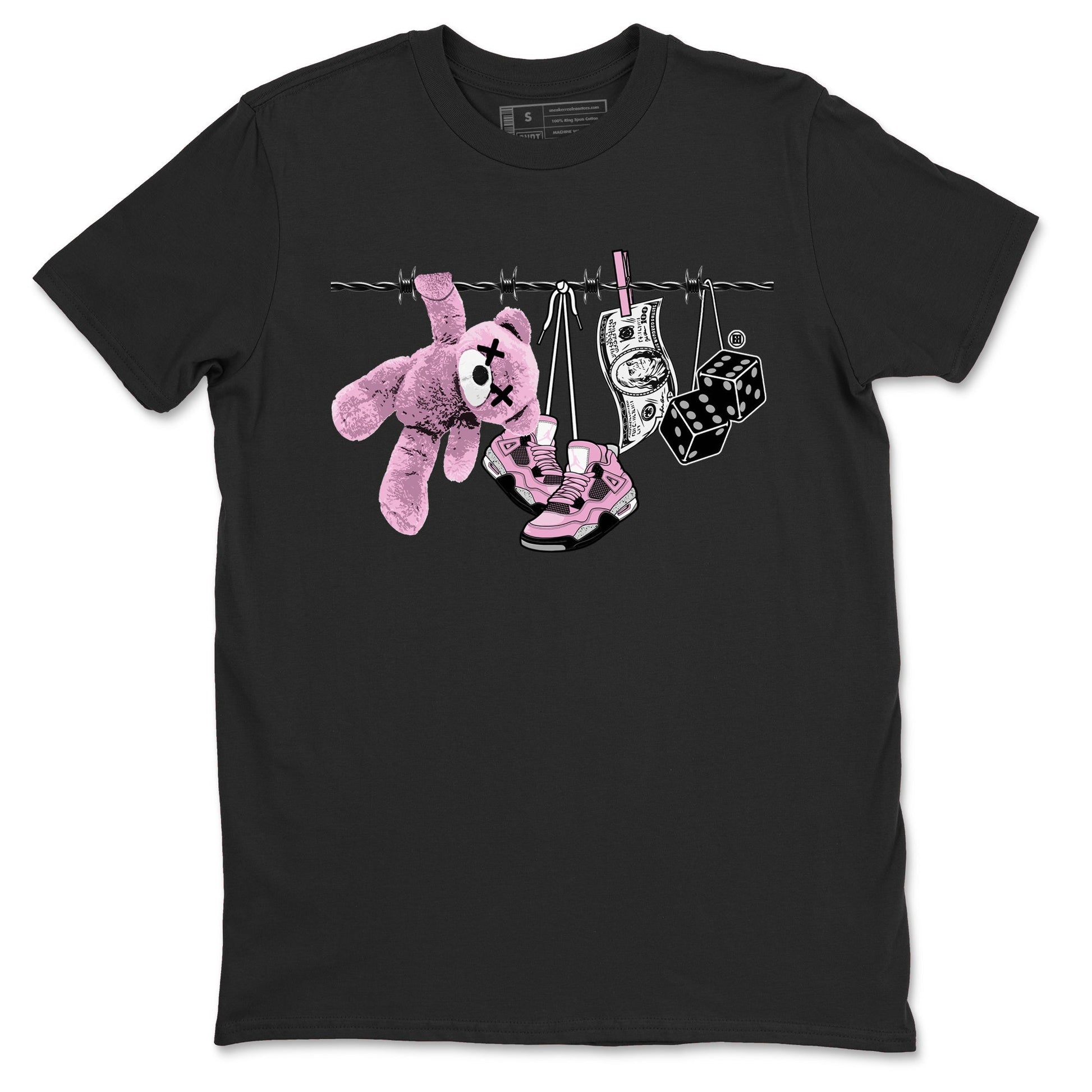 Clothesline Sneaker Tees - Air Jordan 4 Orchid