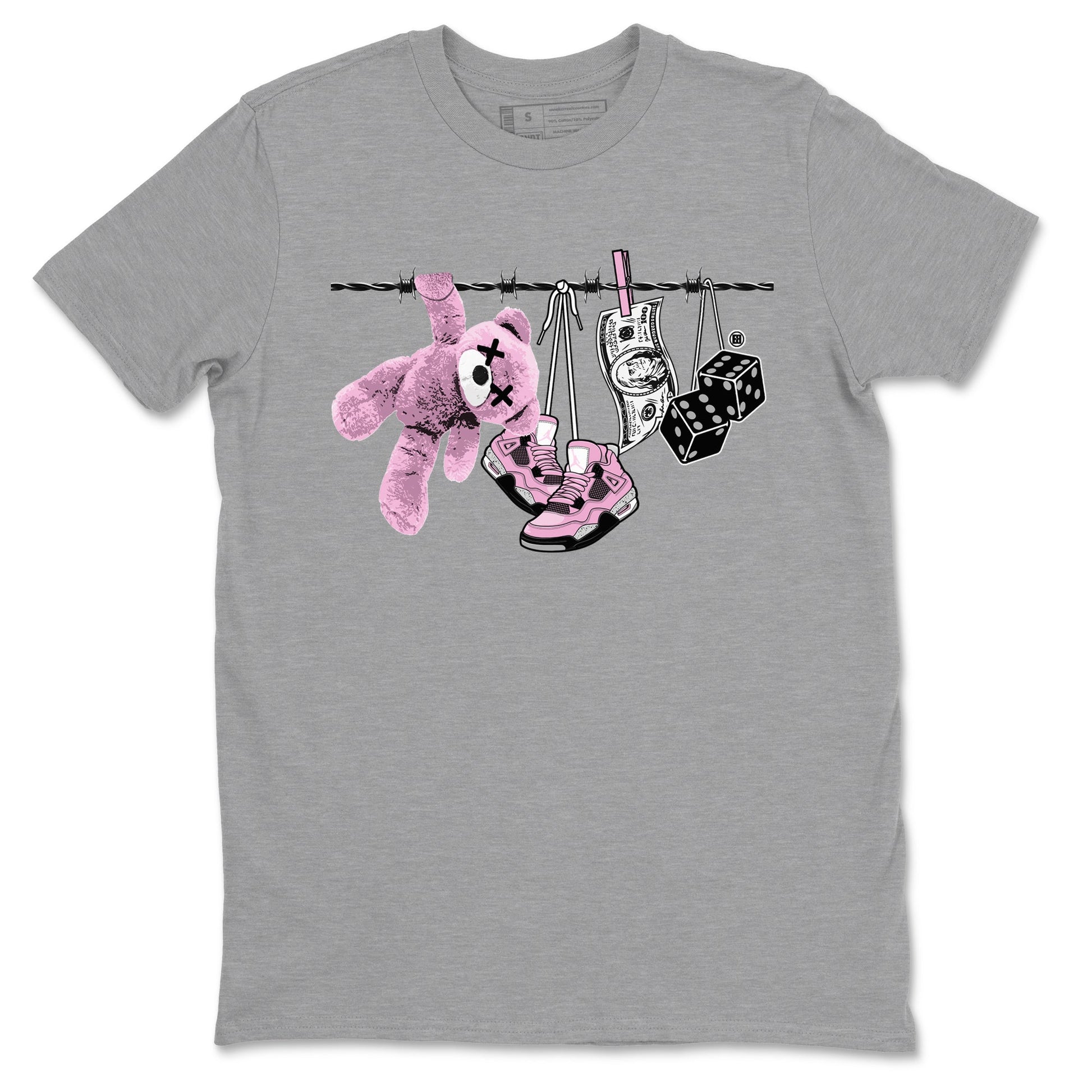Clothesline Sneaker Tees - Air Jordan 4 Orchid