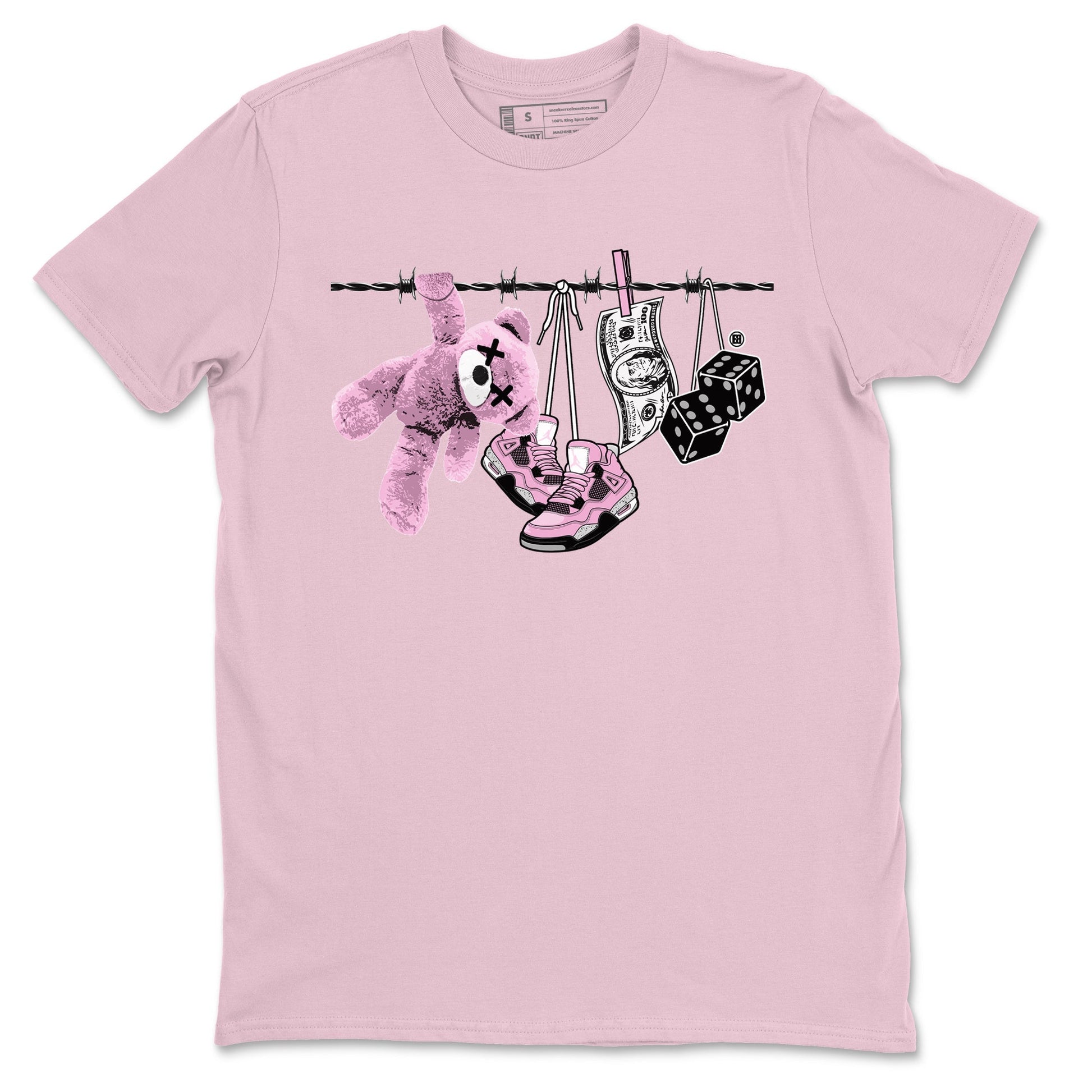 Clothesline Sneaker Tees - Air Jordan 4 Orchid