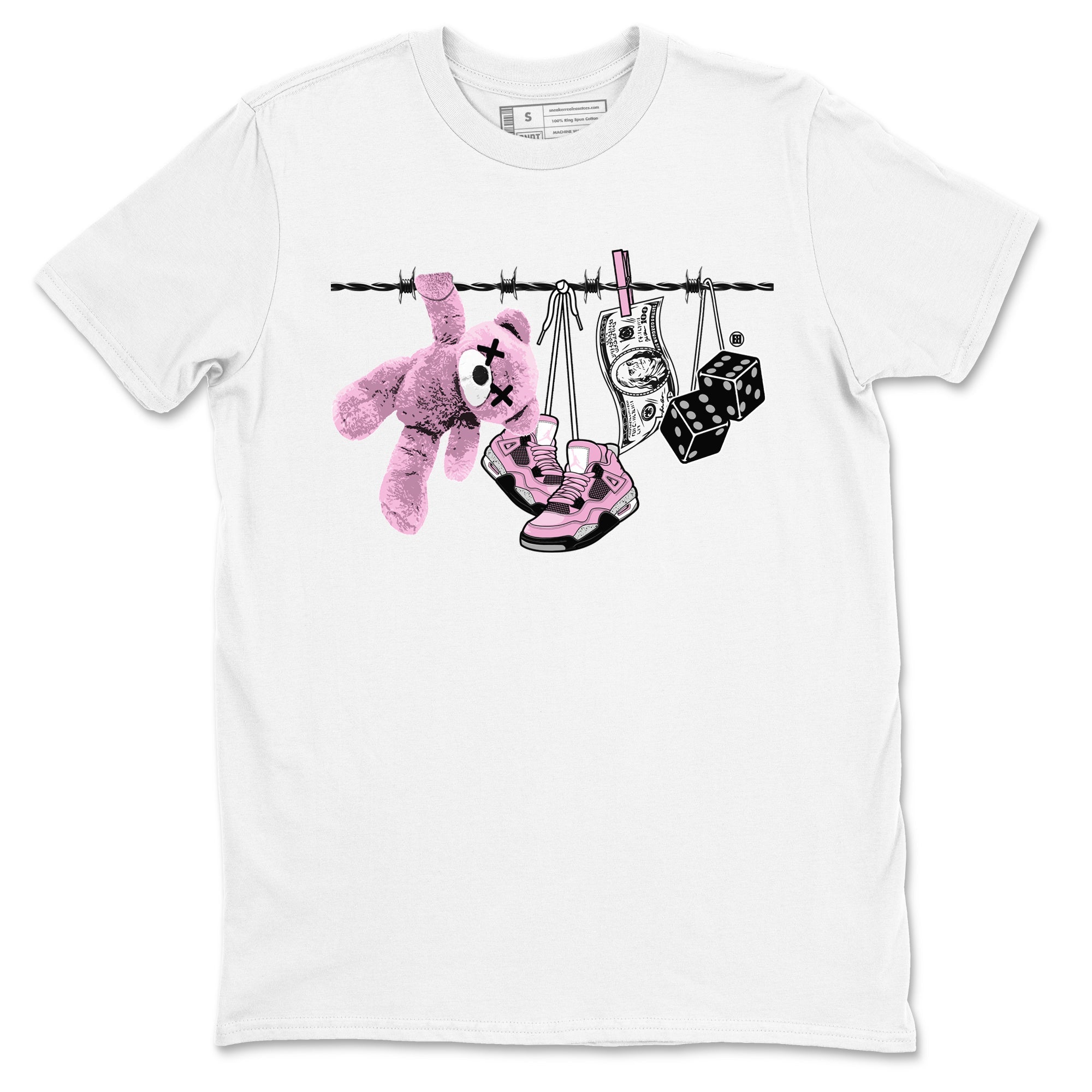 Clothesline Sneaker Tees - Air Jordan 4 Orchid
