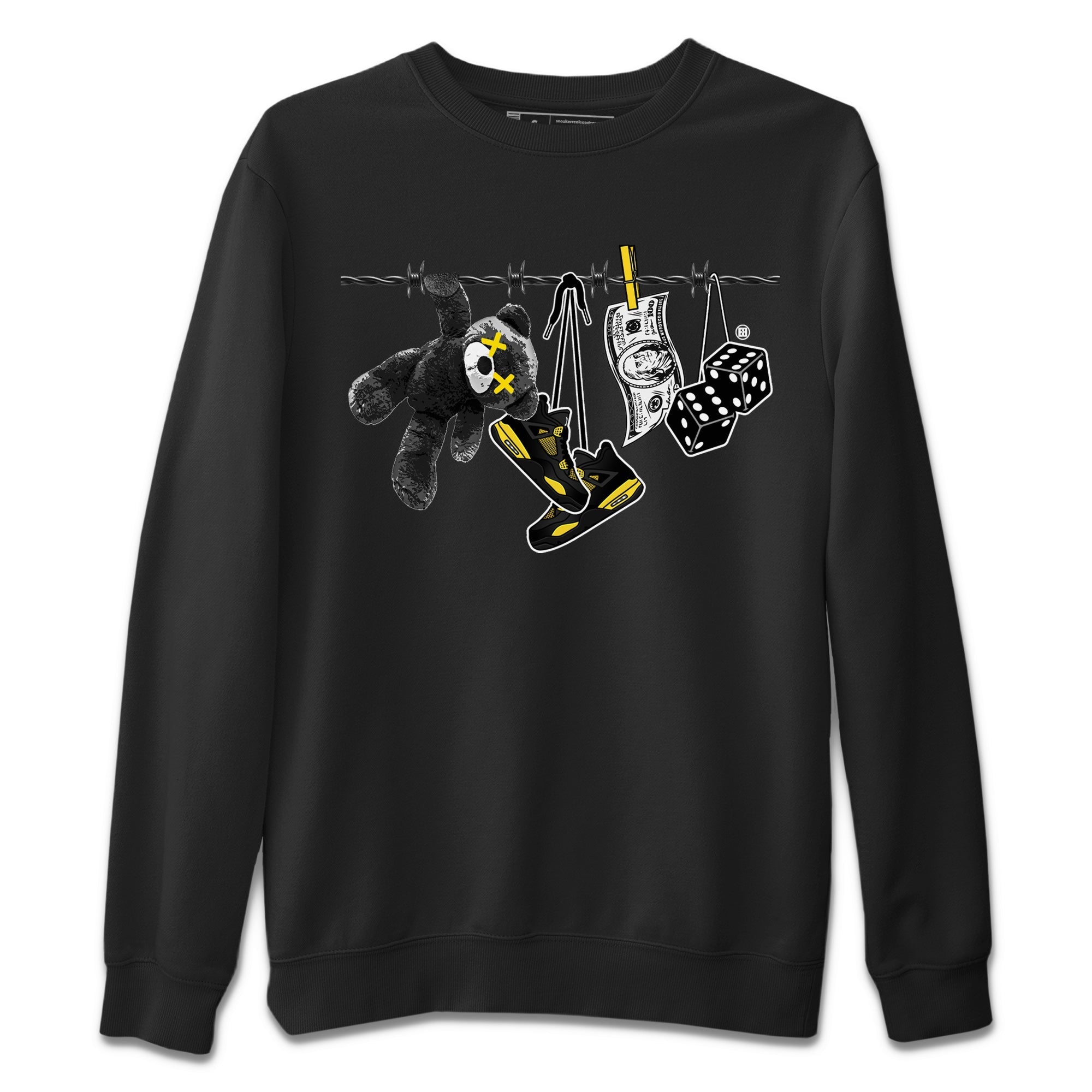 Clothesline Unisex Tops - Air Jordan 4 Thunder