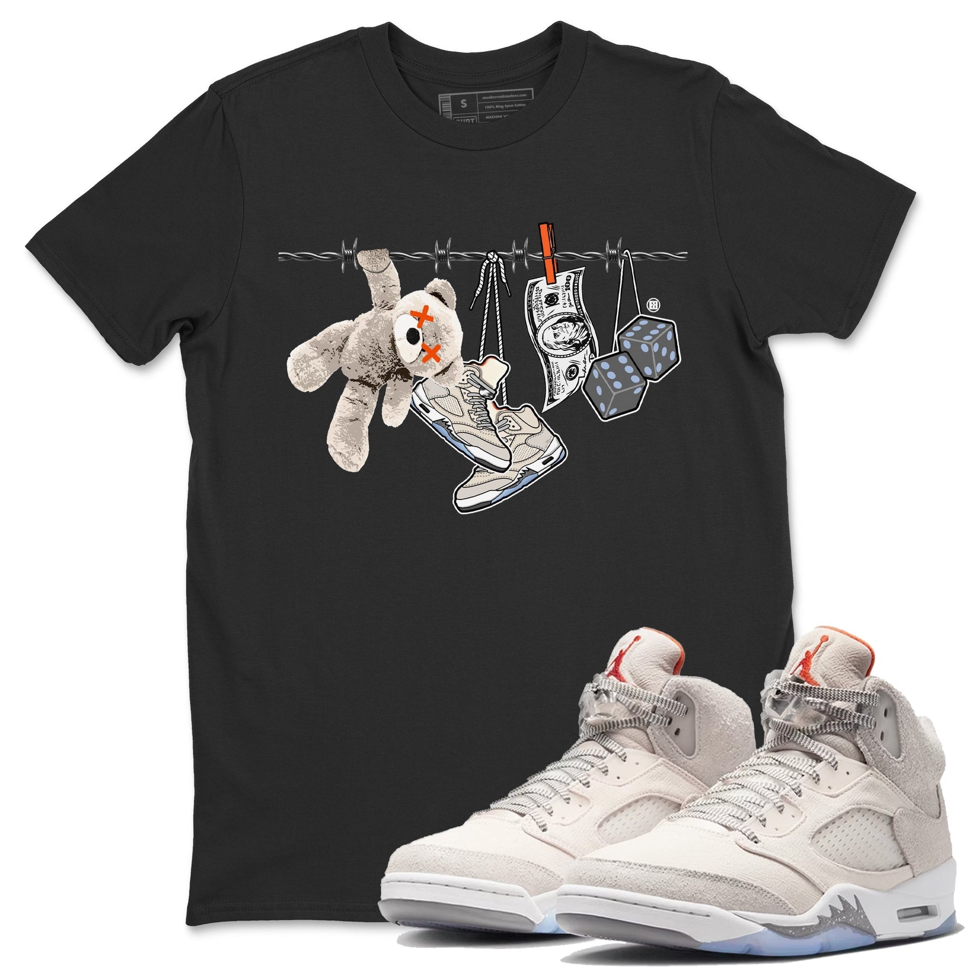 Clothesline Unisex Tops - Air Jordan 5 Craft