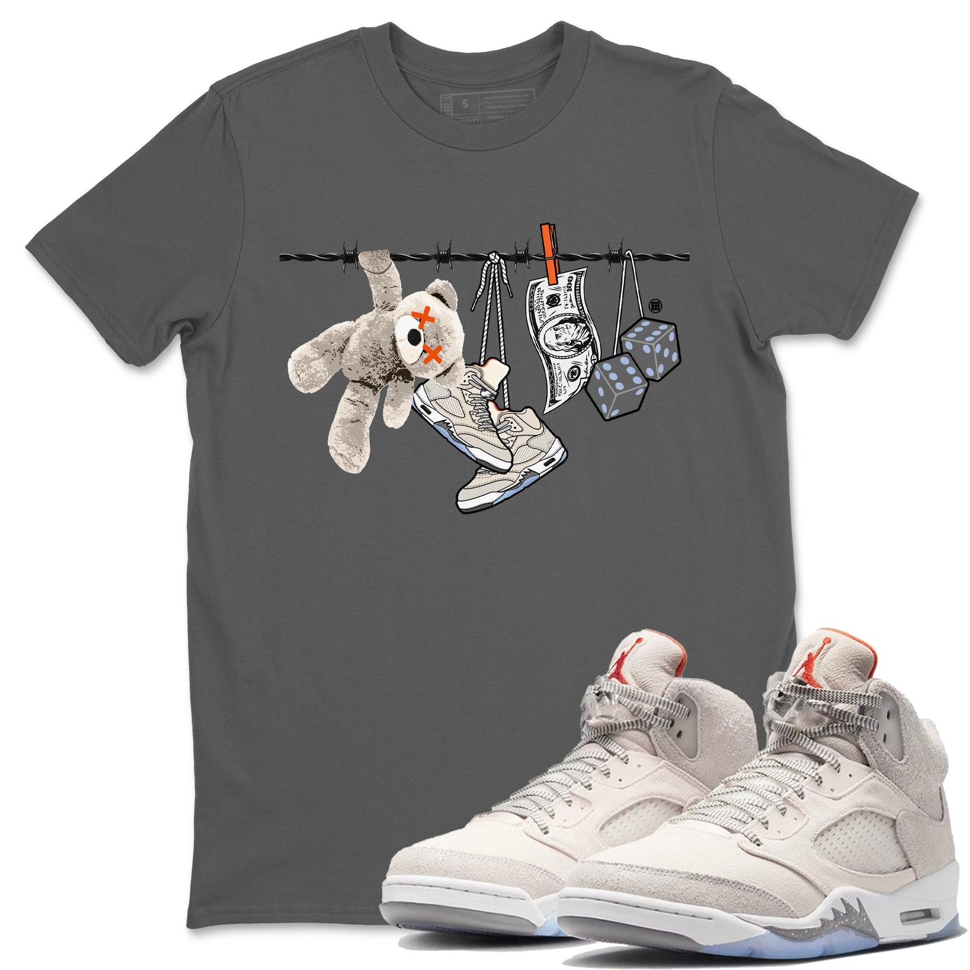 Clothesline Unisex Tops - Air Jordan 5 Craft
