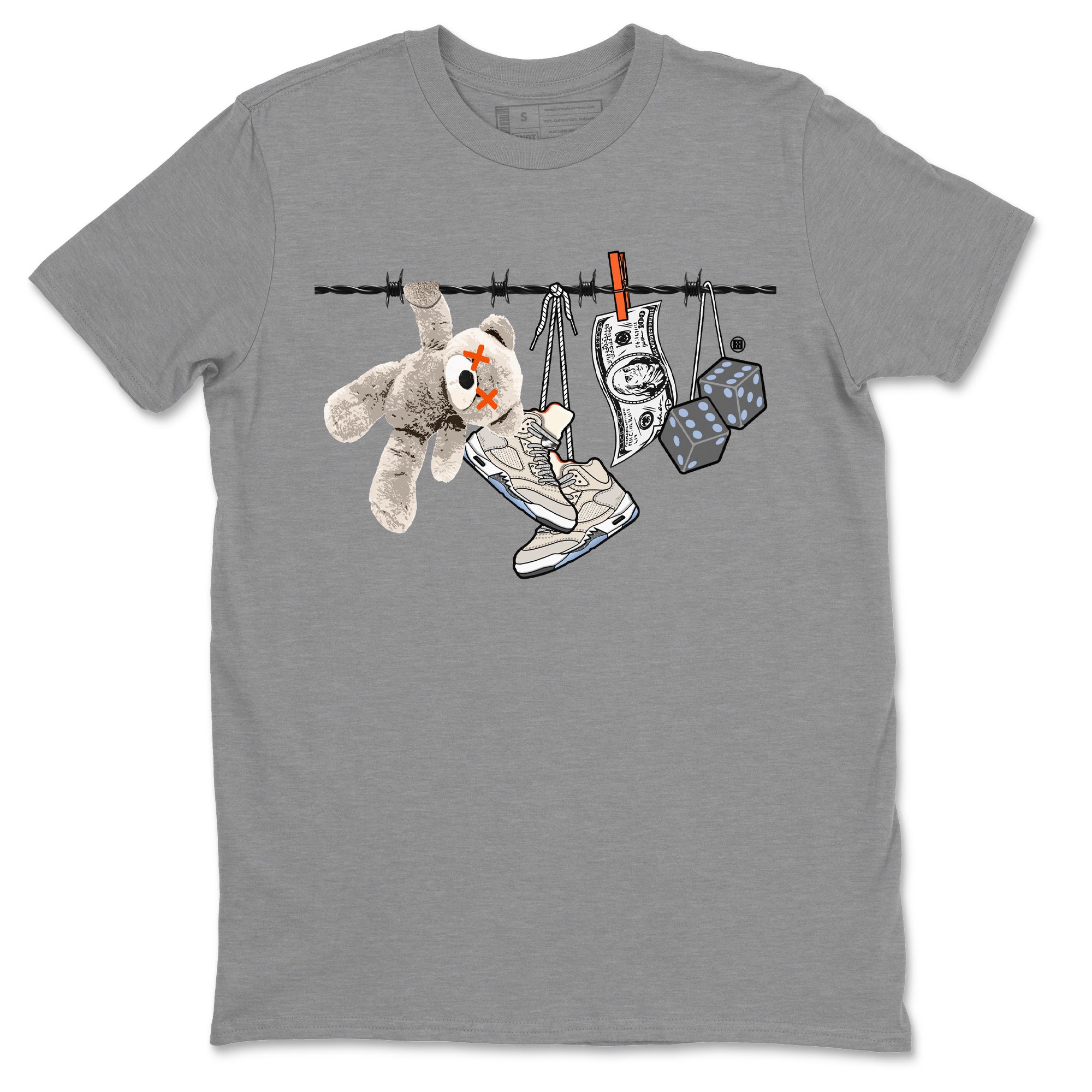 Clothesline Unisex Tops - Air Jordan 5 Craft
