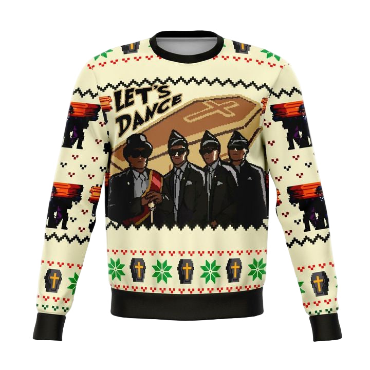 Coffin Dance Funny Meme 2022 Design 3d Ugly Christmas Sweater ? Usalast