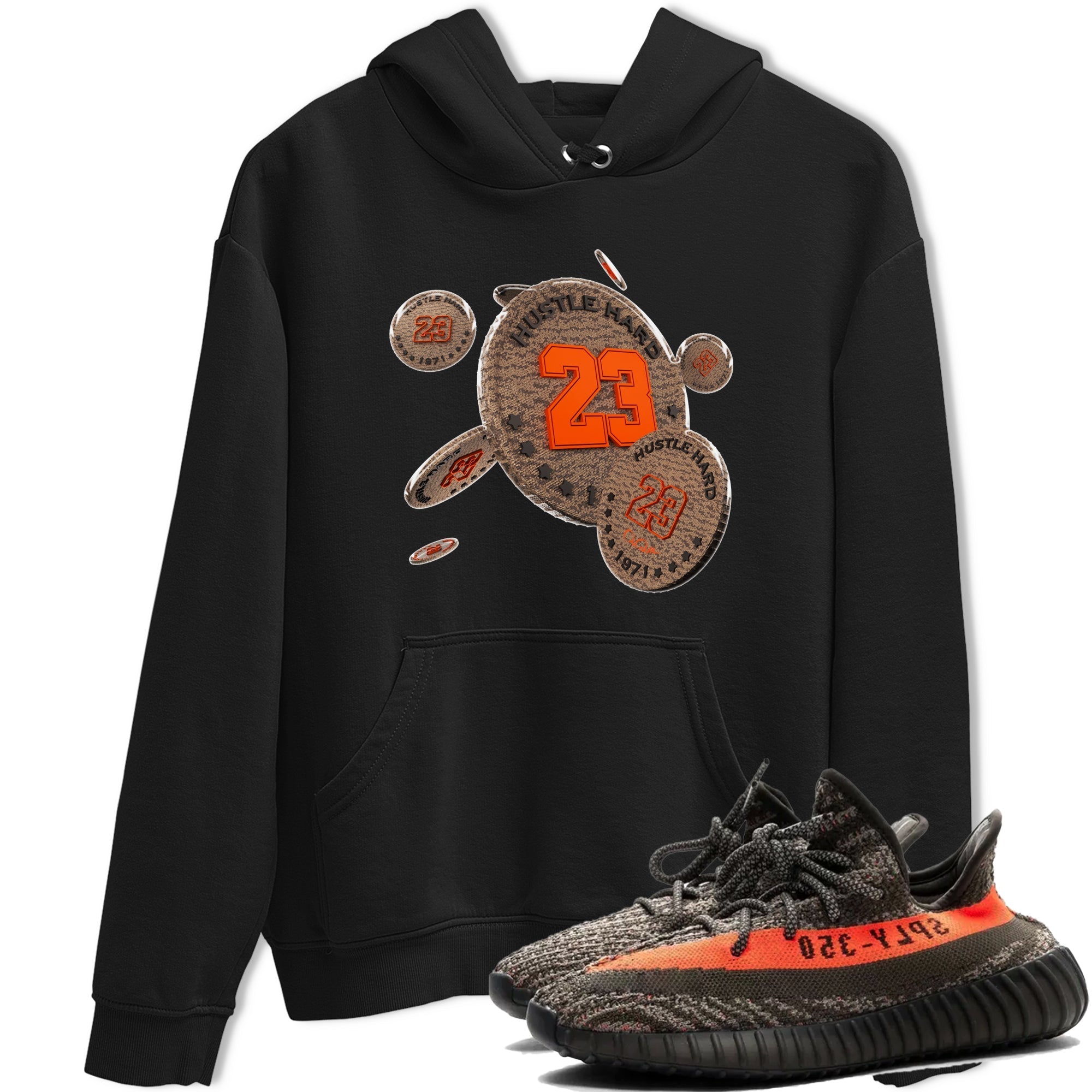 Coin Drop Sneaker Tee - Yeezy 350 Carbon Beluga