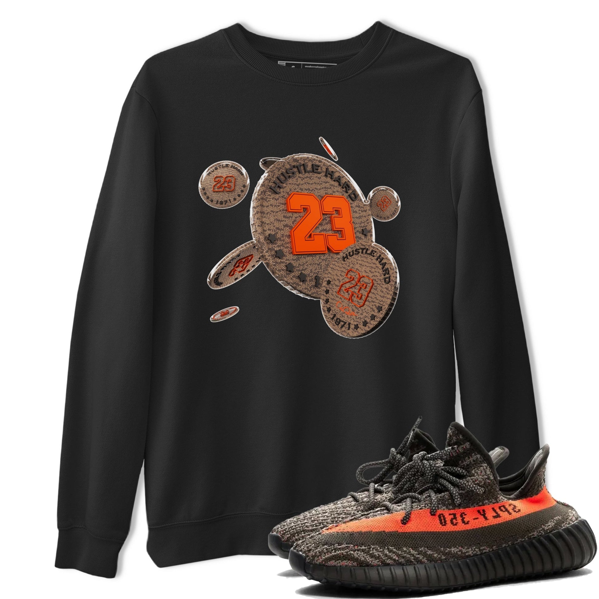 Coin Drop Sneaker Tee - Yeezy 350 Carbon Beluga