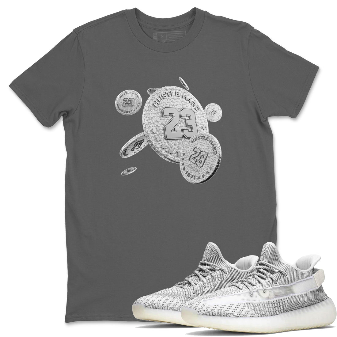 Coin Drop Sneaker Tee - Yeezy 350 Static
