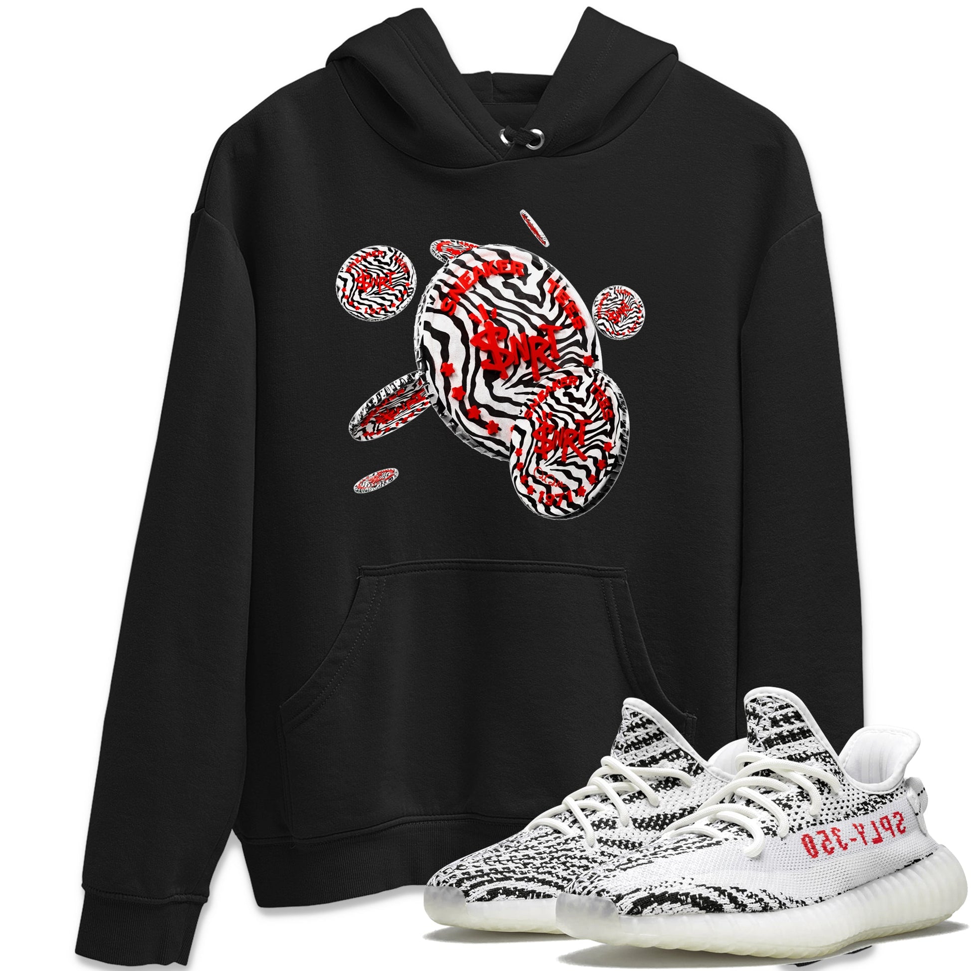 Coin Drop Unisex Tops - Yeezy 350 Zebra