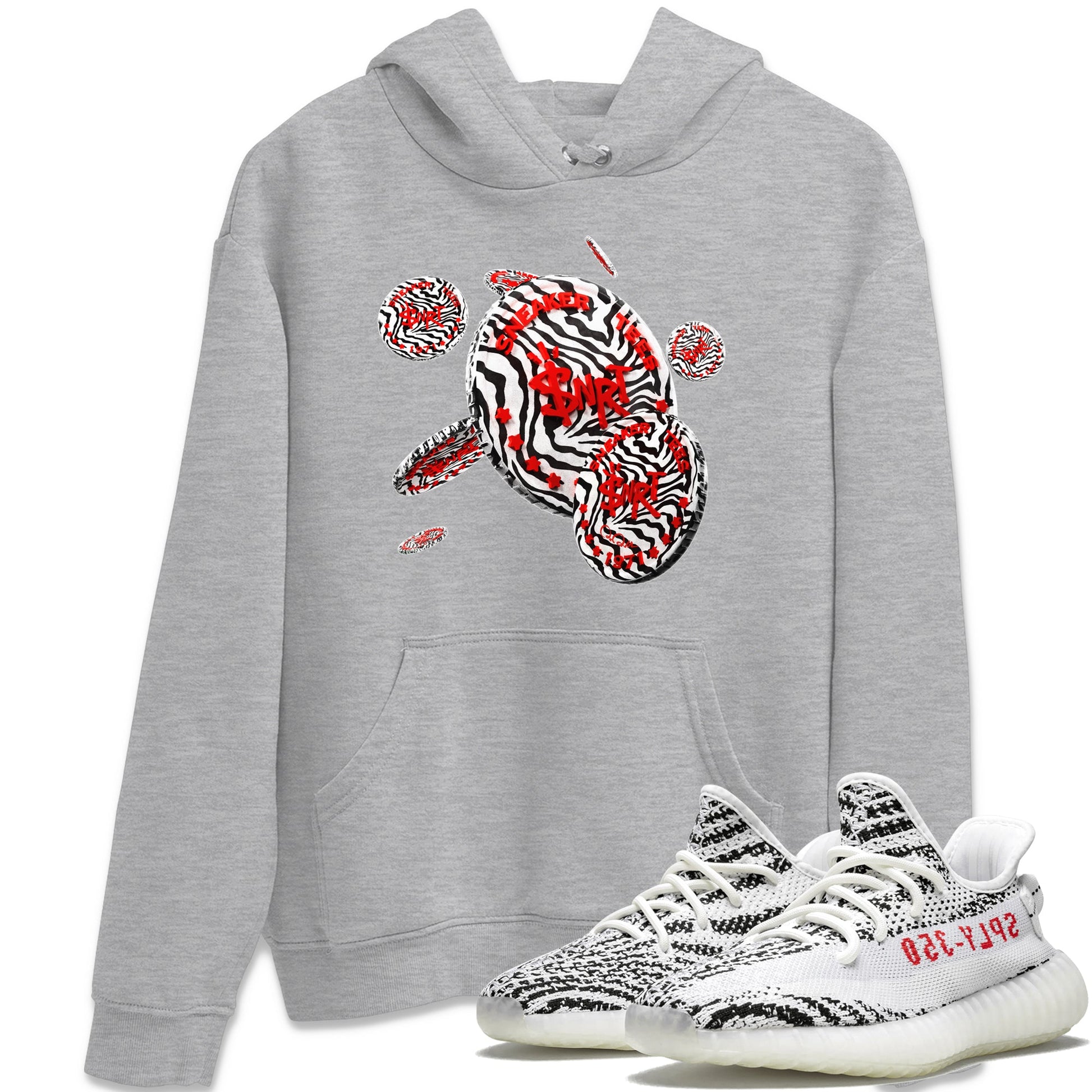 Coin Drop Unisex Tops - Yeezy 350 Zebra