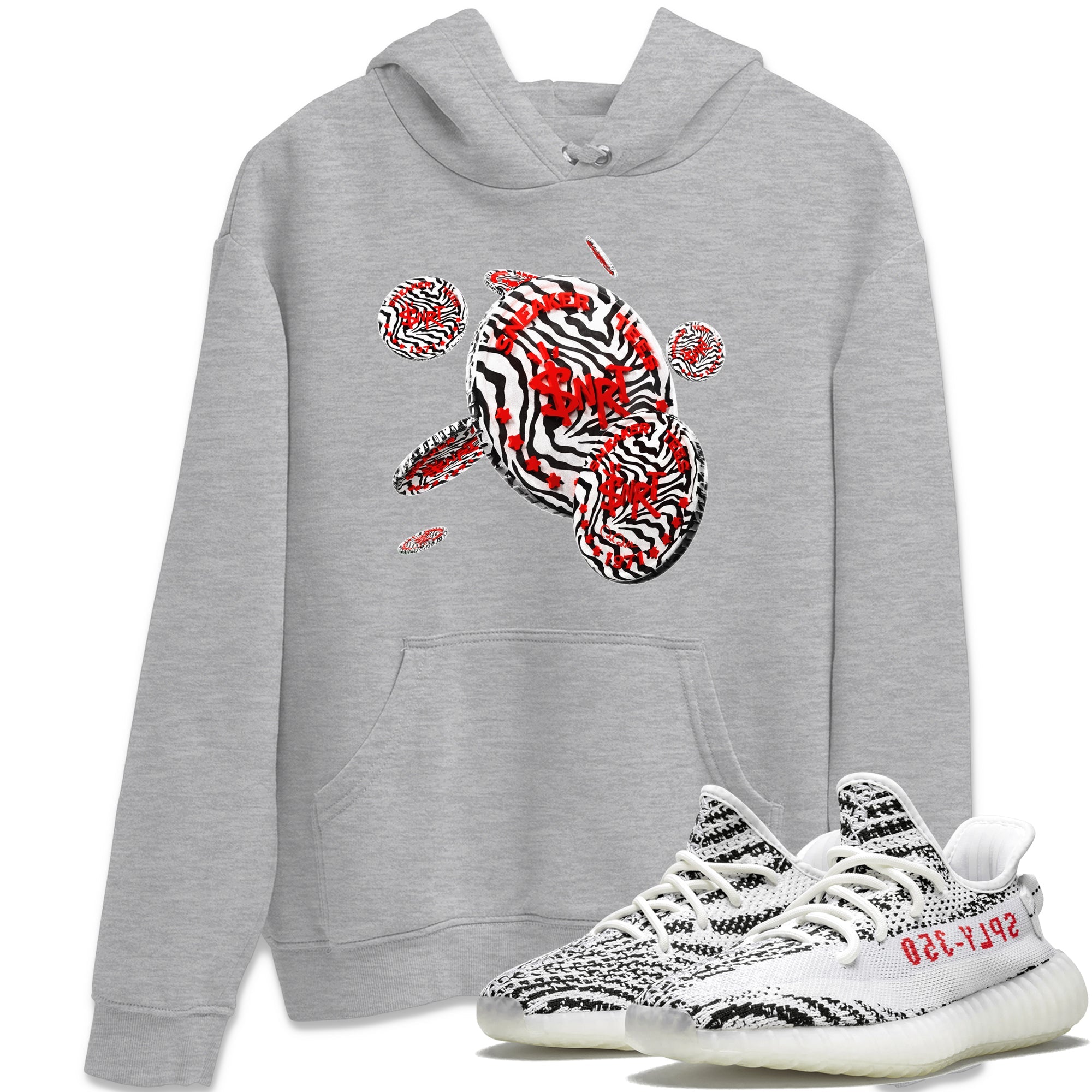 Coin Drop Unisex Tops - Yeezy 350 Zebra