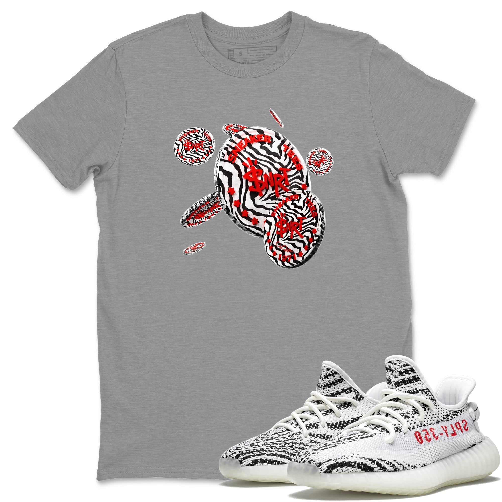 Coin Drop Unisex Tops - Yeezy 350 Zebra