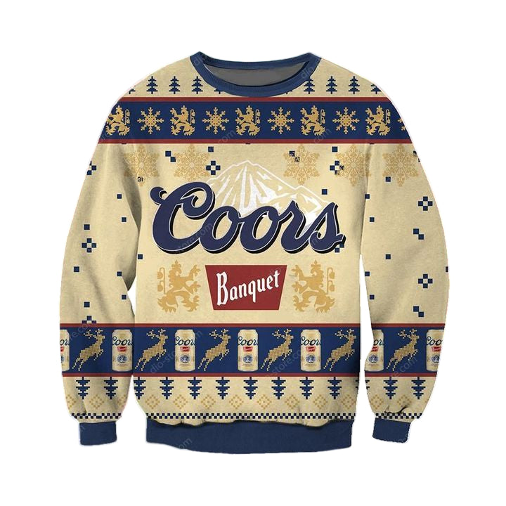 Coors Banquet Beer Ugly Christmas Sweater 2022 ? Usalast