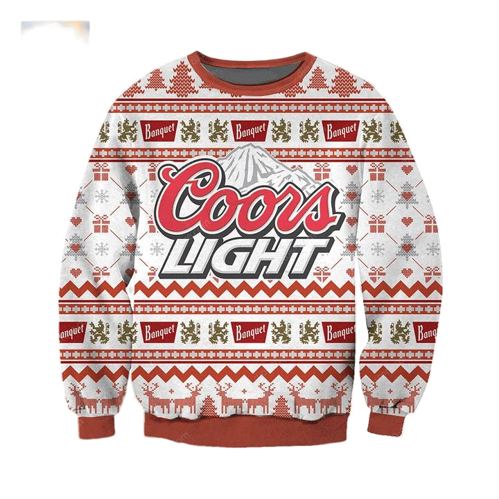 Coors Light Beer Ugly Christmas Sweater 2022 ? Usalast
