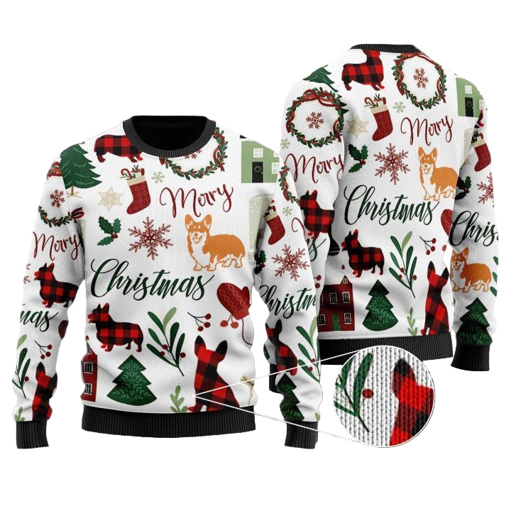 Corgi Dog Ugly Christmas Sweater 2022 ? Usalast