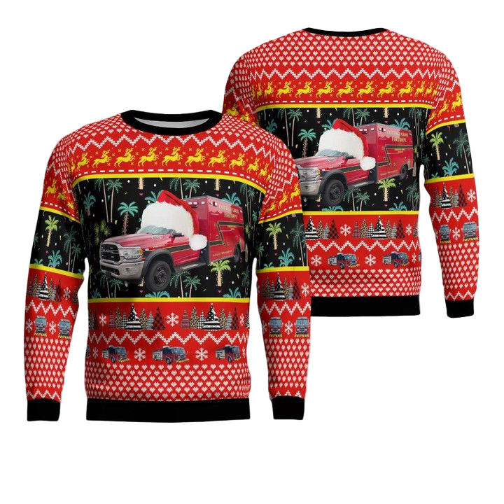 COTTAGE GROVE MINNESOTA COTTAGE GROVE FIRE DEPARTMENT Christmas Sweater 3D ? Usalast