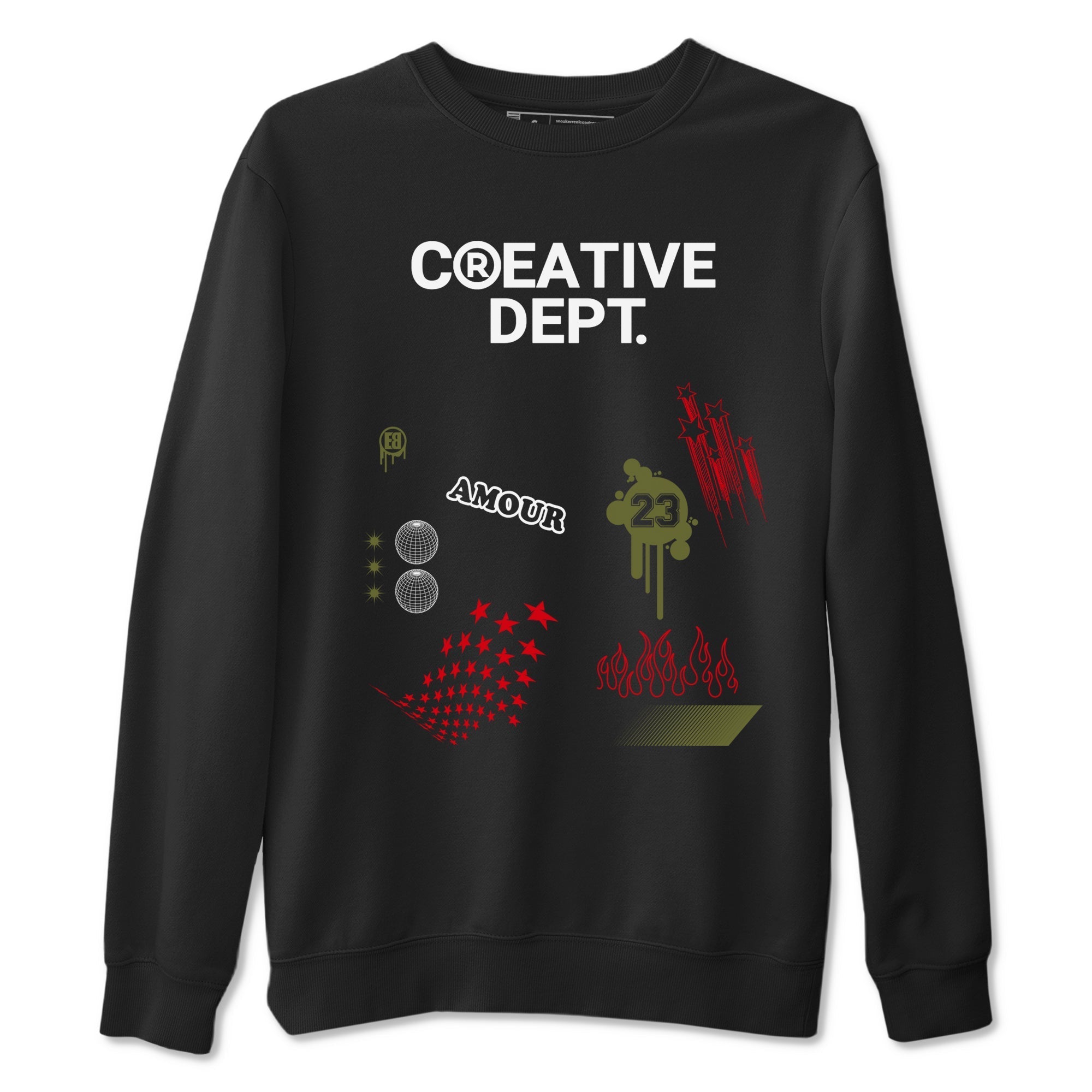 Creative Dept Sneaker Tees - Air Jordan 1 Travis Scott Medium Olive