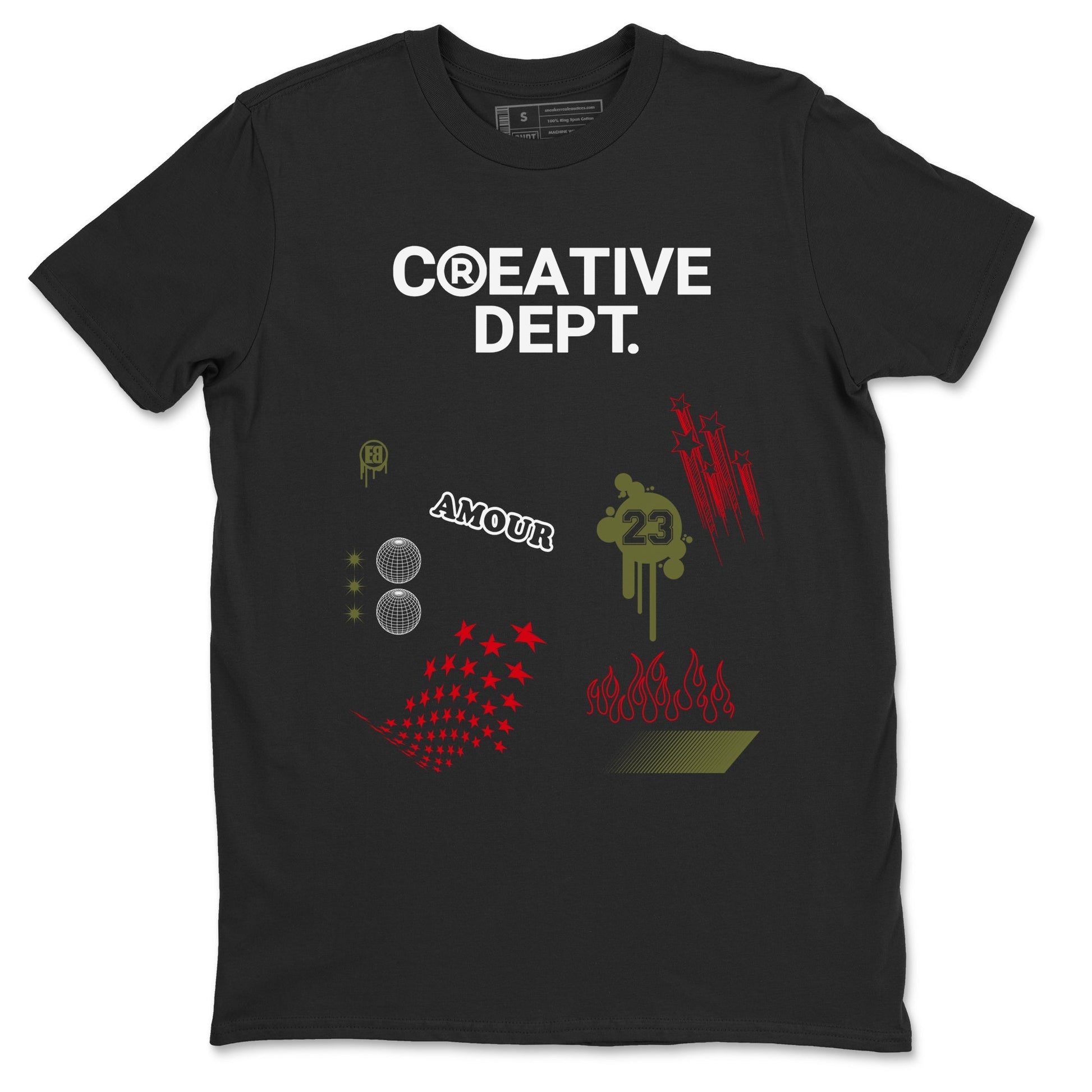 Creative Dept Sneaker Tees - Air Jordan 1 Travis Scott Medium Olive