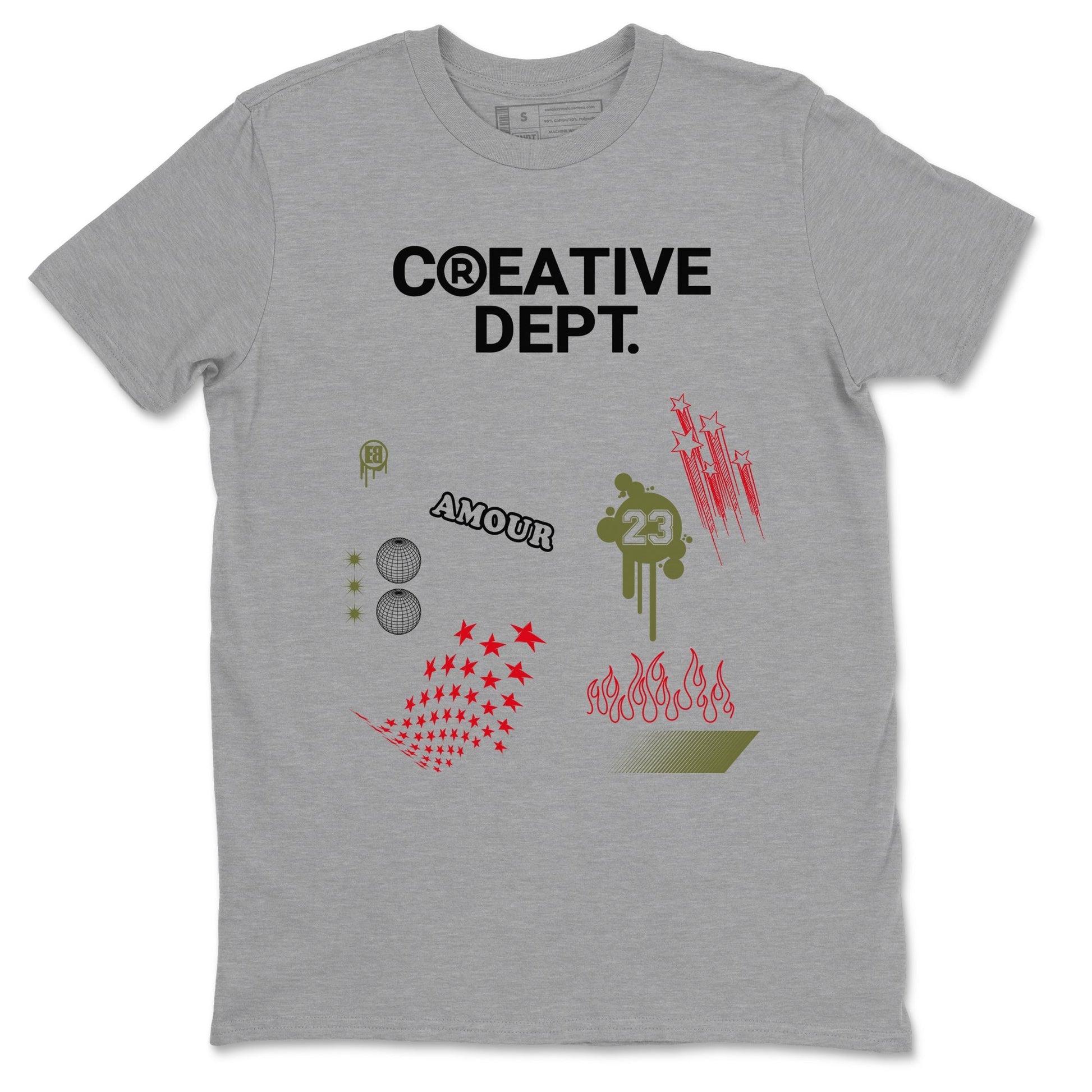 Creative Dept Sneaker Tees - Air Jordan 1 Travis Scott Medium Olive