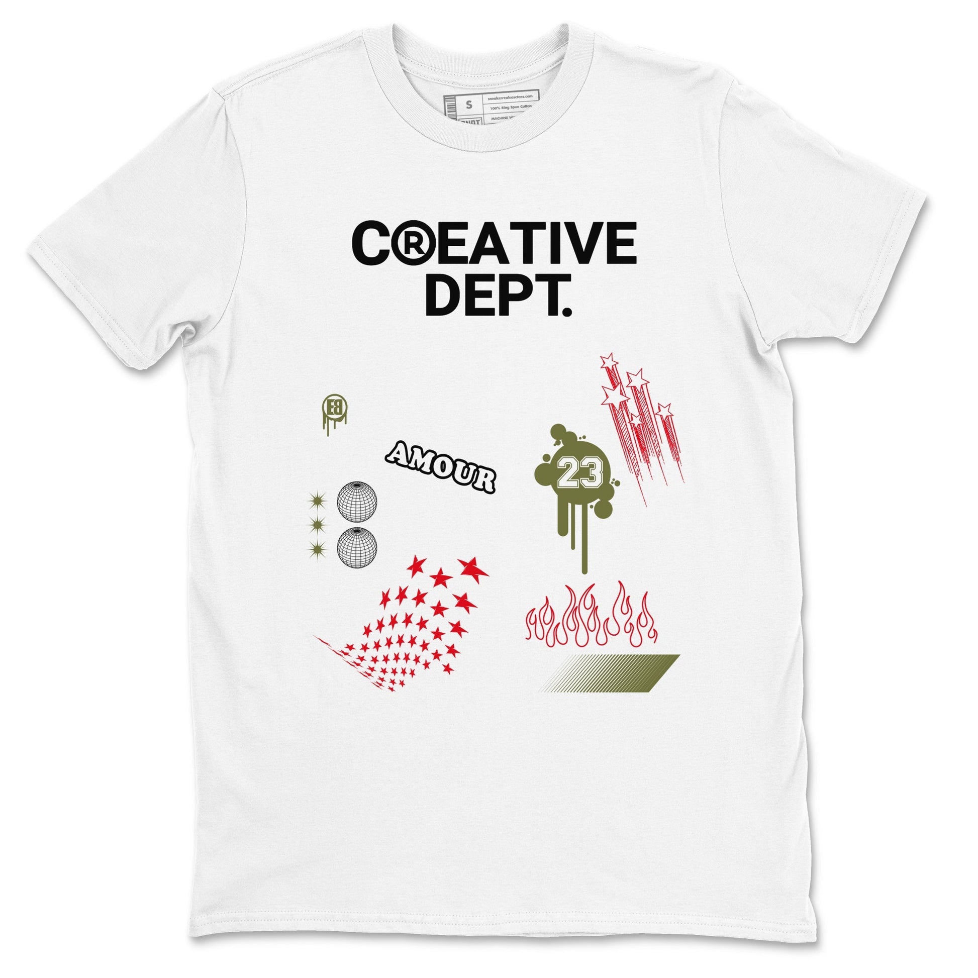 Creative Dept Sneaker Tees - Air Jordan 1 Travis Scott Medium Olive
