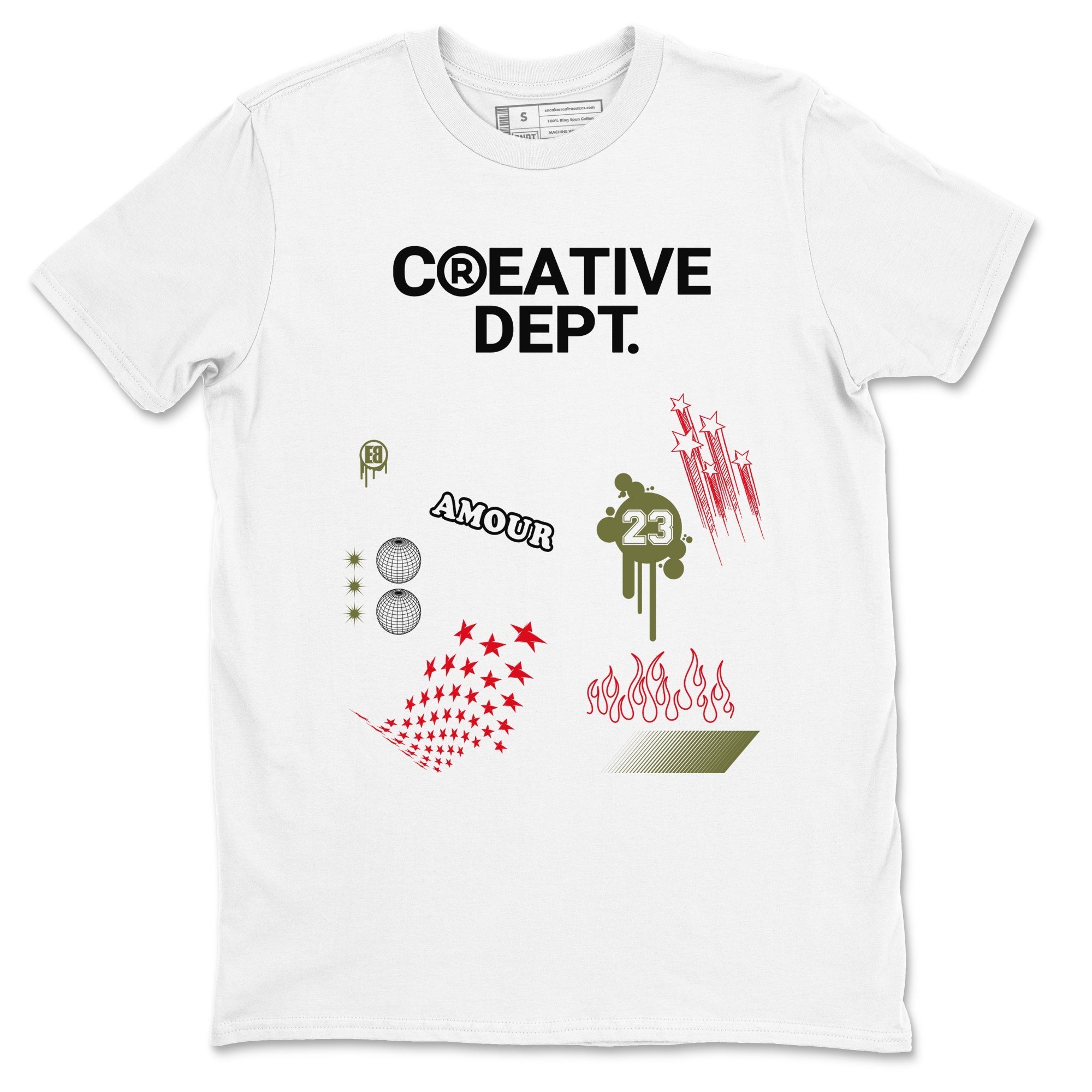 Creative Dept Sneaker Tees - Air Jordan 1 Travis Scott Medium Olive
