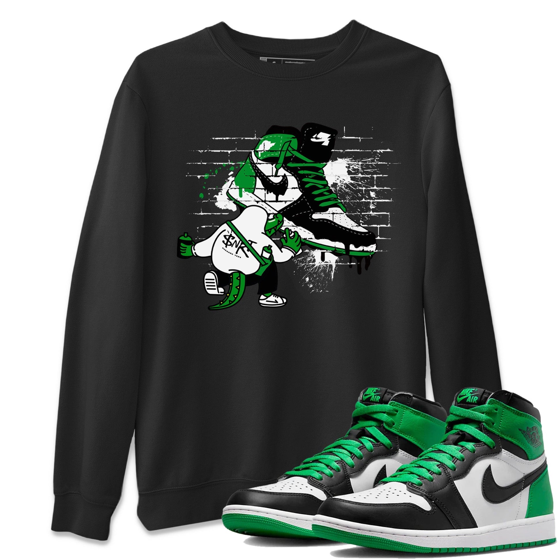 Crocodile Artist Unisex Tops - Air Jordan 1 Celtics