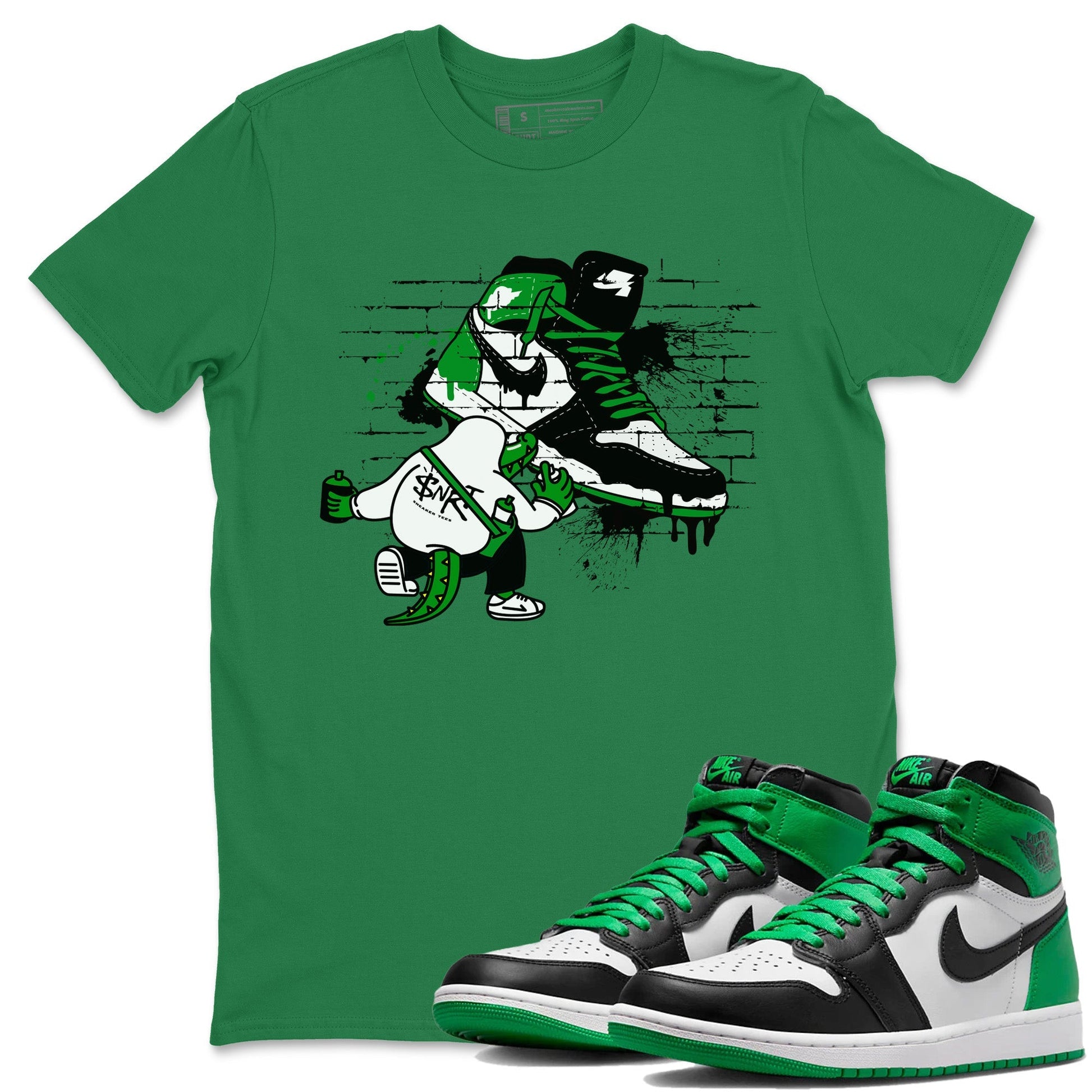 Crocodile Artist Unisex Tops - Air Jordan 1 Celtics