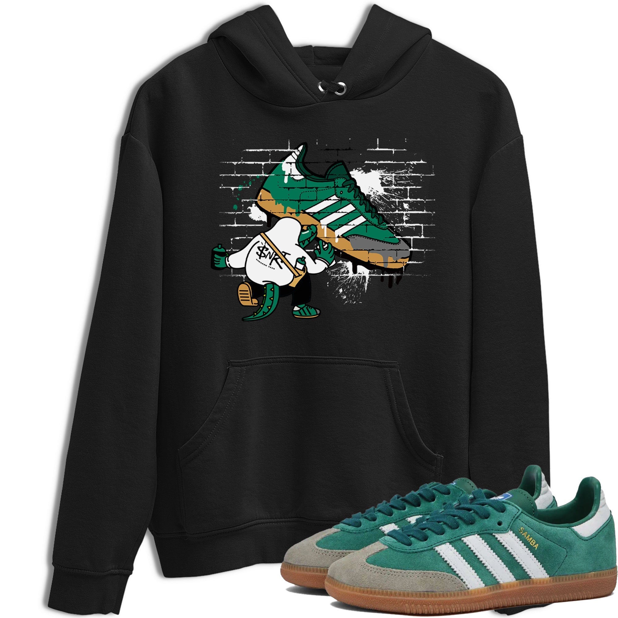 Crocodile Artist Sneaker Tee - Samba Collegiate Green Gum