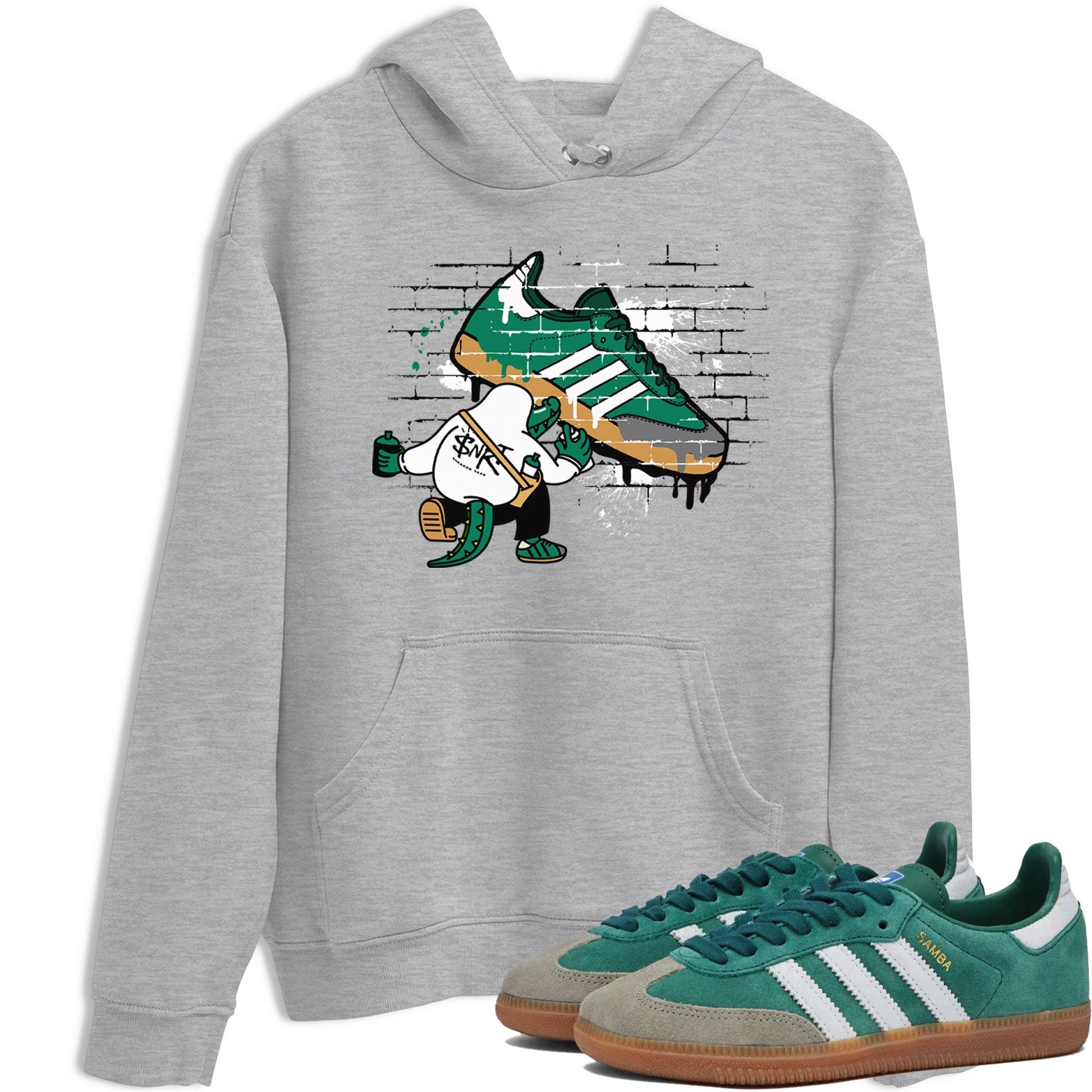 Crocodile Artist Sneaker Tee - Samba Collegiate Green Gum
